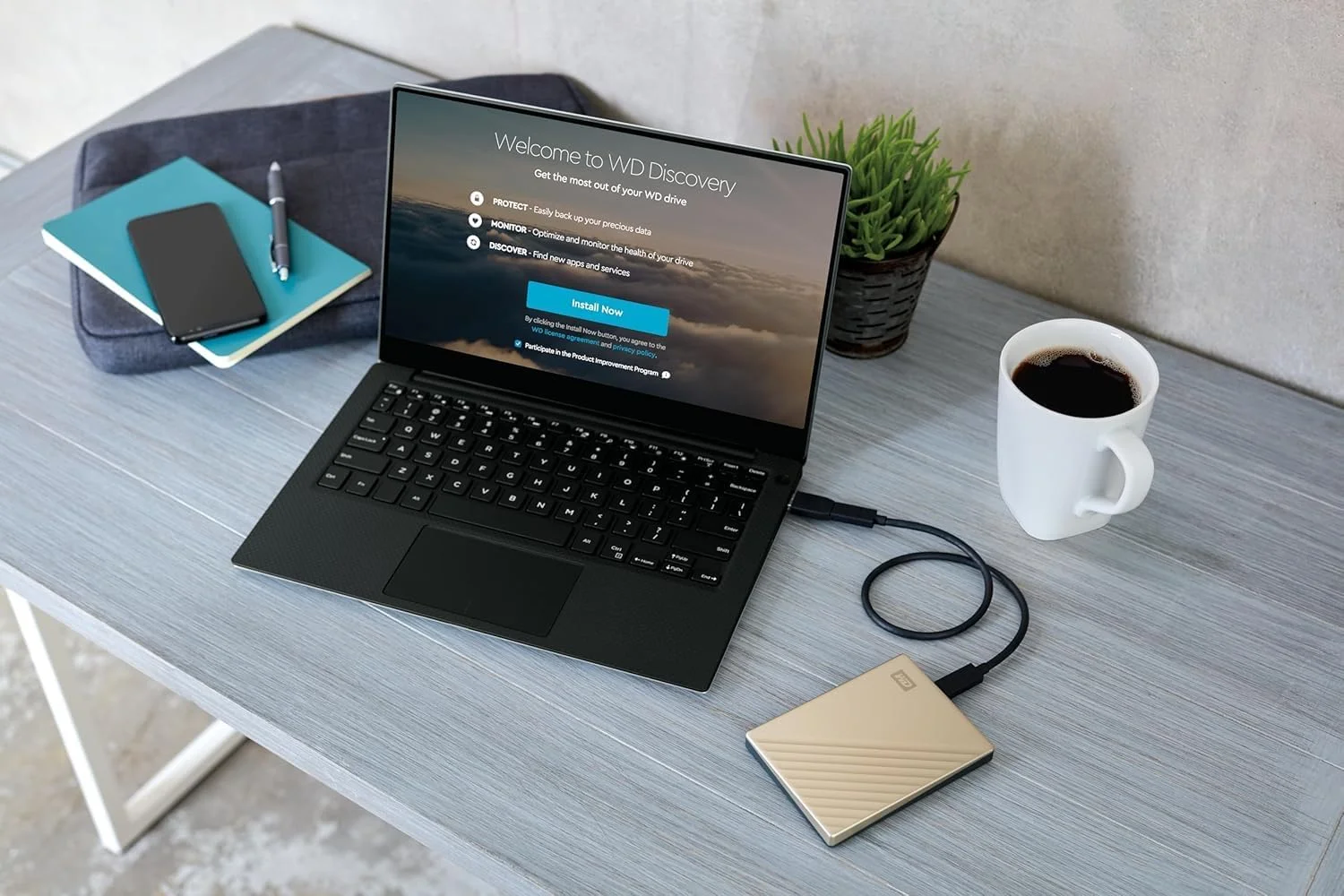 هارد دیسک اکسترنال قابل حمل وسترن دیجیتال مدل My Passport Ultra با ظرفیت 2 ترابایت، بدنه فلزی، USB-C و USB 3.1 با پشتیبان گیری خودکار، محافظت از رمز عبور، سازگار با ویندوز و مک، رنگ طلایی هارد دیسک اکسترنال قابل حمل وسترن دیجیتال مدل My Passport Ultra با ظرفیت 2 ترابایت، بدنه فلزی، USB-C و USB 3.1 با پشتیبان گیری خودکار، محافظت از رمز عبور، سازگار با ویندوز و مک، رنگ طلایی