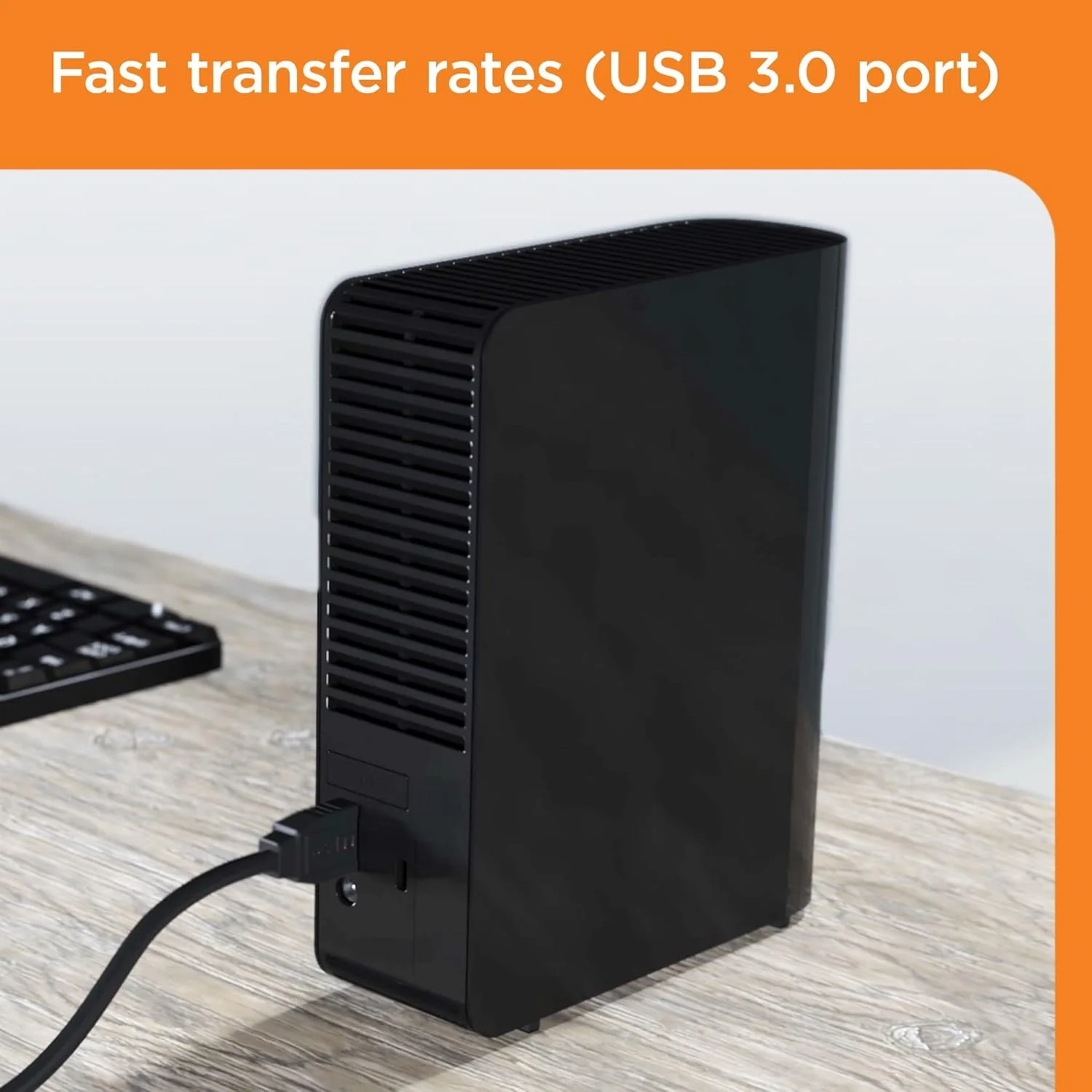هارد اکسترنال دسکتاپ 22 ترابایتی وسترن دیجیتال مدل Elements - USB 3.0