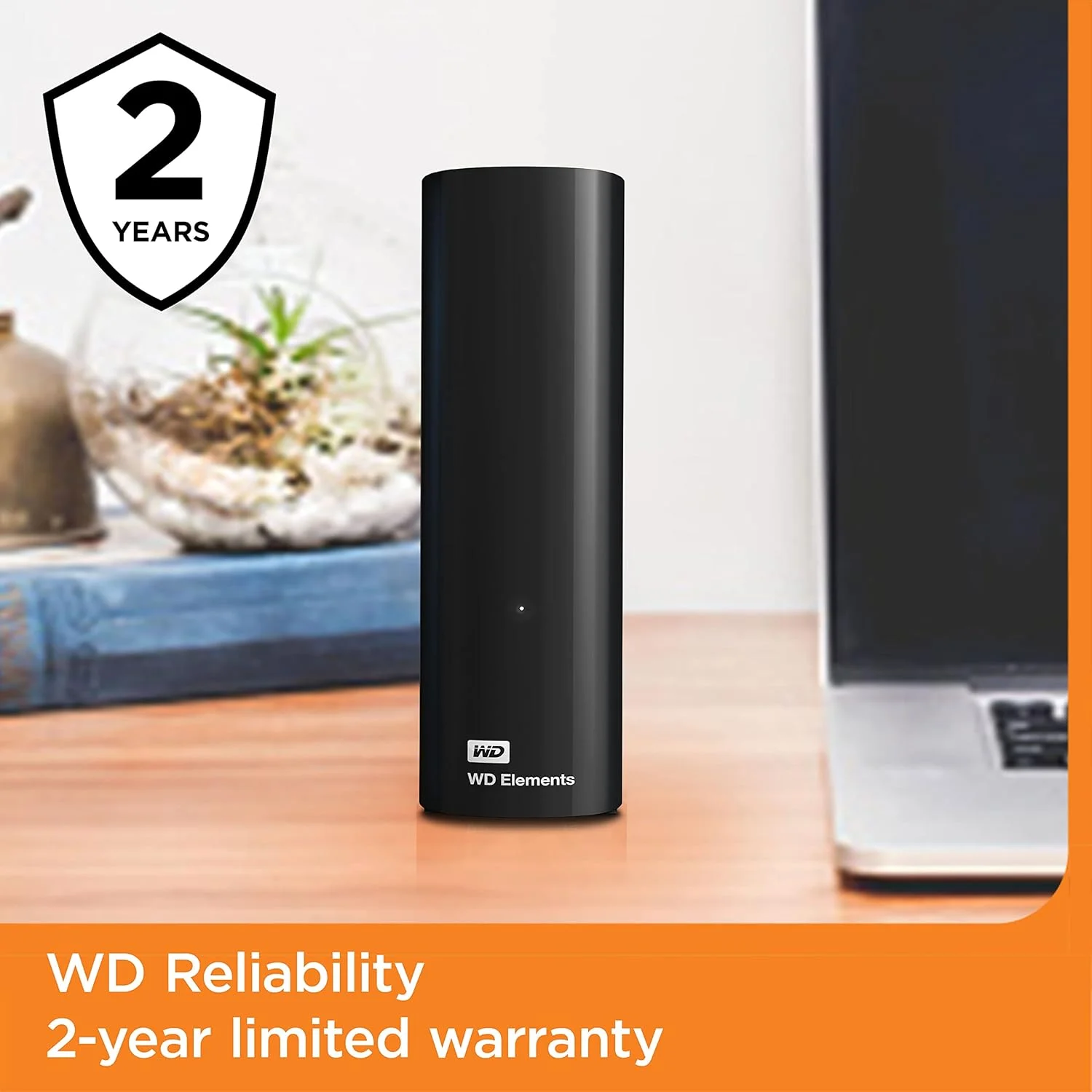 هارد اکسترنال دسکتاپ 22 ترابایتی وسترن دیجیتال مدل Elements - USB 3.0