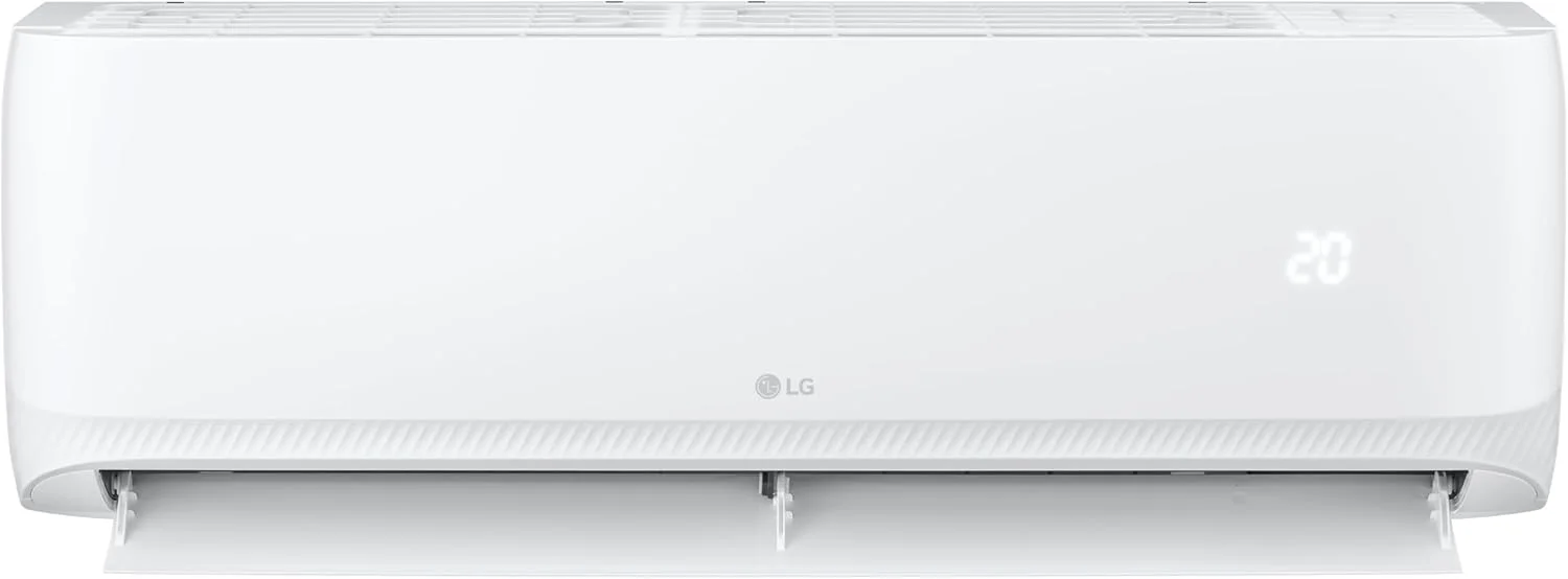 کولر گازی اسپلیت 24000 BTU ال جی 2 تن با کمپرسور روتاری و Wi-Fi، سفید