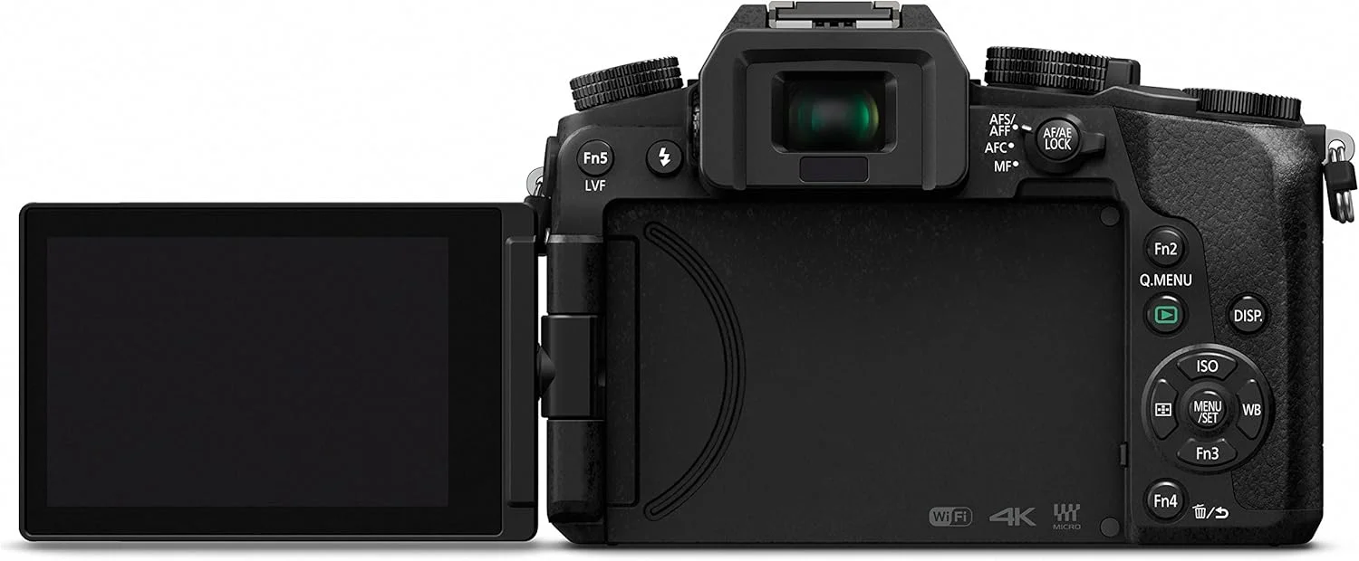 دوربین سیستم پاناسونیک Lumix G DMC-G70KAEGK با حسگر 16 مگاپیکسل، منظرهیاب OLED، صفحه لمسی OLED 7.5 سانتیمتری، عکس و فیلم 4K به همراه لنز H-FS14042E مشکی دوربین سیستم پاناسونیک Lumix G DMC-G70KAEGK با حسگر 16 مگاپیکسل، منظرهیاب OLED، صفحه لمسی OLED 7.5 سانتیمتری، عکس و فیلم 4K به همراه لنز H-FS14042E مشکی