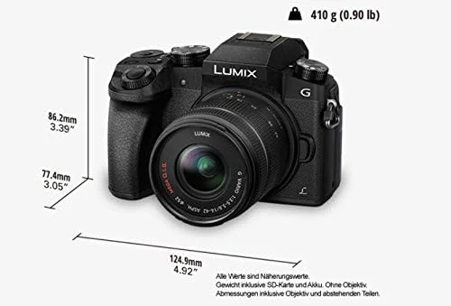 دوربین سیستم پاناسونیک Lumix G DMC-G70KAEGK با حسگر 16 مگاپیکسل، منظرهیاب OLED، صفحه لمسی OLED 7.5 سانتیمتری، عکس و فیلم 4K به همراه لنز H-FS14042E مشکی دوربین سیستم پاناسونیک Lumix G DMC-G70KAEGK با حسگر 16 مگاپیکسل، منظرهیاب OLED، صفحه لمسی OLED 7.5 سانتیمتری، عکس و فیلم 4K به همراه لنز H-FS14042E مشکی