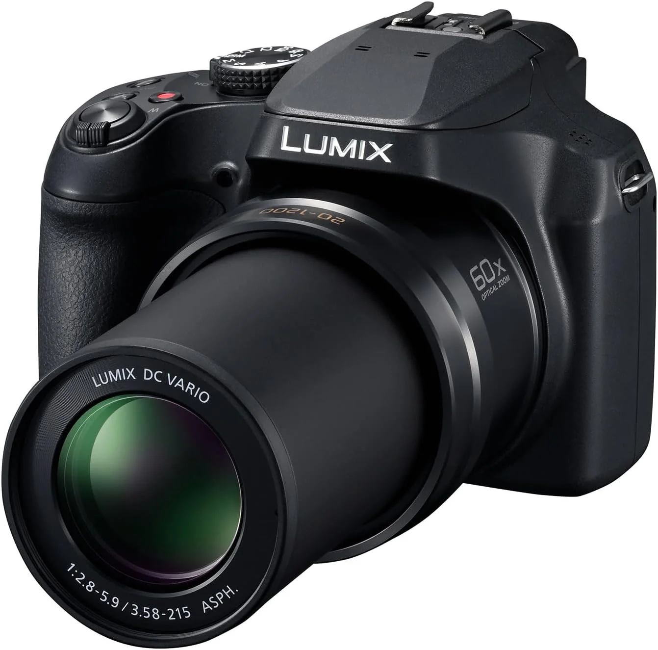 دوربین بریج پاناسونیک Lumix DC-FZ82DE-K با لنز 20-1200 میلیمتر F2.8-5.9، 18.1 مگاپیکسل، فیلم و عکس 4K، منظرهیاب زنده OLED، صفحه لمسی LCD، USB-C، مشکی دوربین بریج پاناسونیک Lumix DC-FZ82DE-K با لنز 20-1200 میلیمتر F2.8-5.9، 18.1 مگاپیکسل، فیلم و عکس 4K، منظرهیاب زنده OLED، صفحه لمسی LCD، USB-C، مشکی