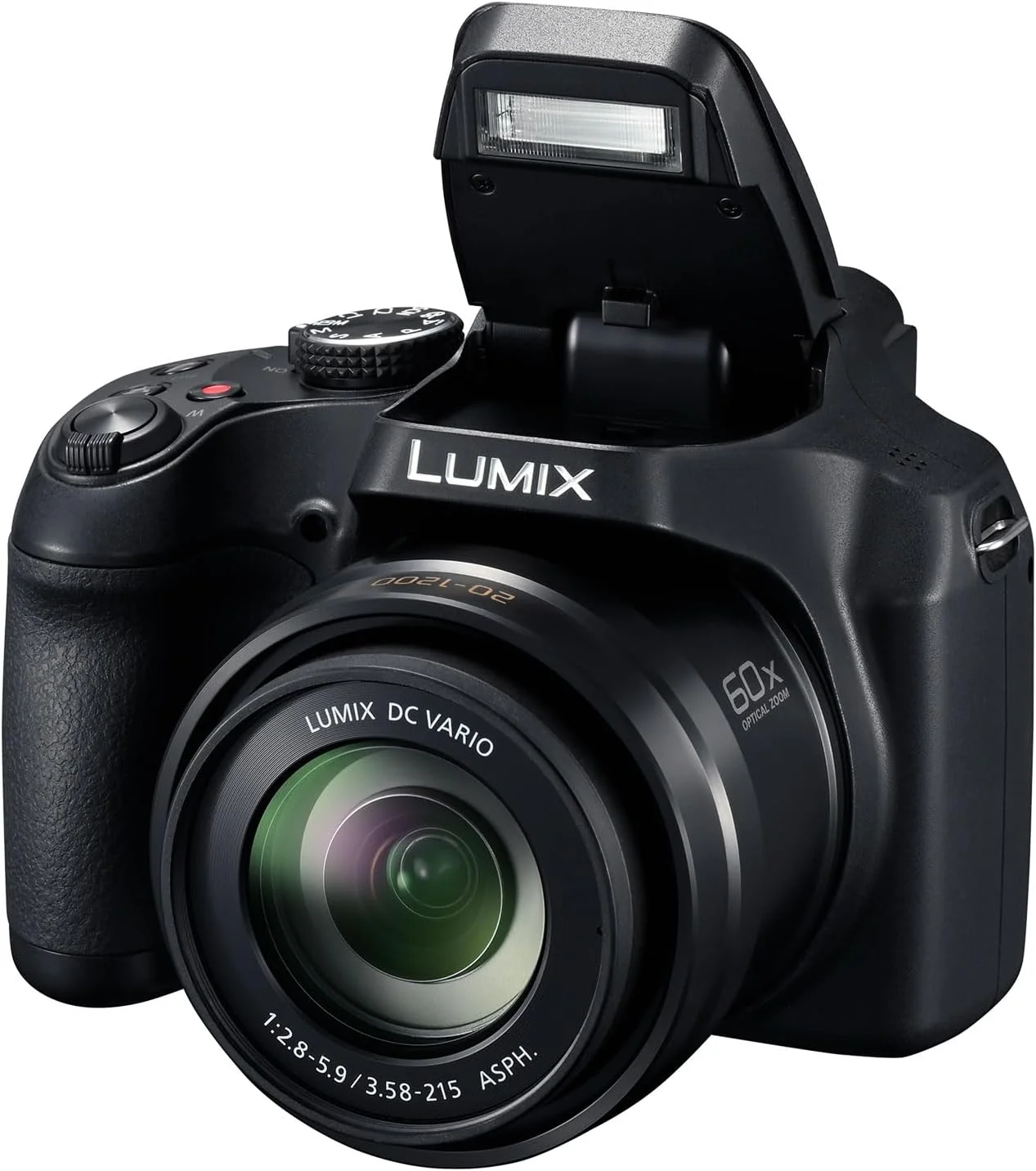 دوربین بریج پاناسونیک Lumix DC-FZ82DE-K با لنز 20-1200 میلیمتر F2.8-5.9، 18.1 مگاپیکسل، فیلم و عکس 4K، منظرهیاب زنده OLED، صفحه لمسی LCD، USB-C، مشکی دوربین بریج پاناسونیک Lumix DC-FZ82DE-K با لنز 20-1200 میلیمتر F2.8-5.9، 18.1 مگاپیکسل، فیلم و عکس 4K، منظرهیاب زنده OLED، صفحه لمسی LCD، USB-C، مشکی