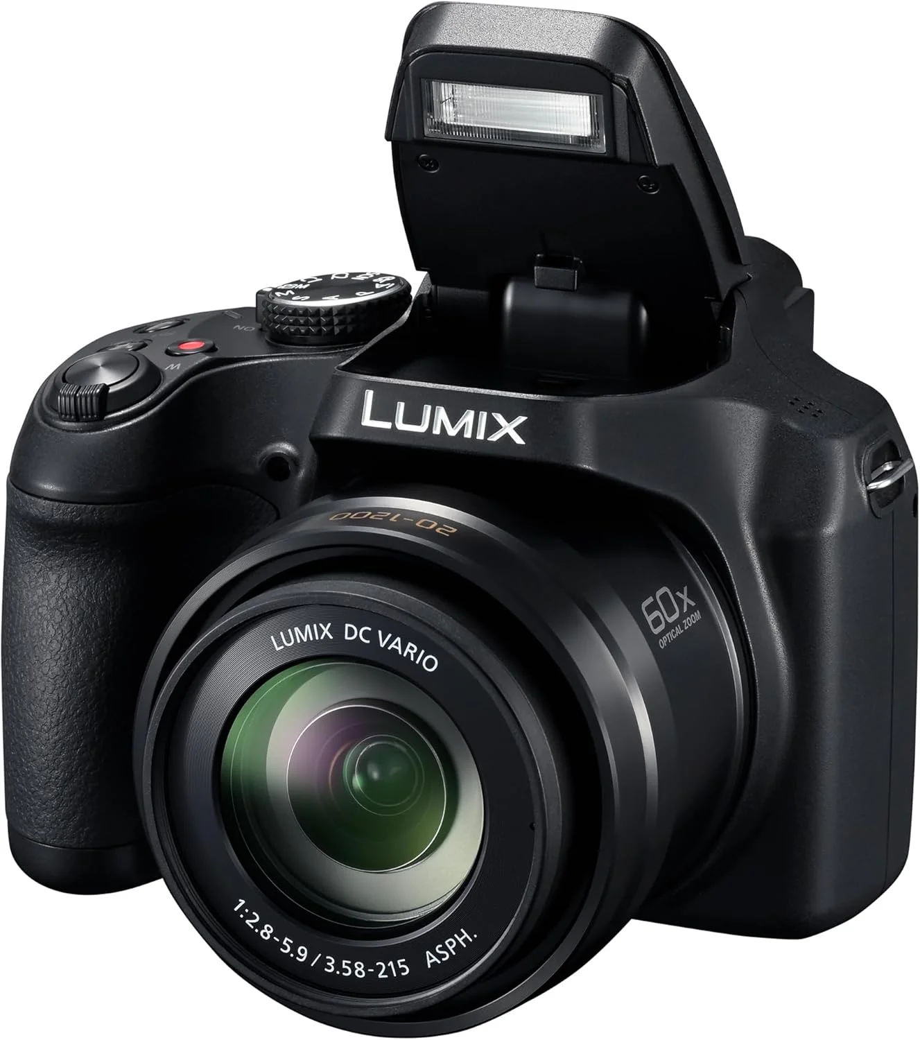 دوربین کامپکت پاناسونیک LUMIX FZ80D با زوم 20-1200 میلیمتر، لنز Point and Shoot با لنز داخلی، ضبط ویدئو و عکس 4K، مدل DC-FZ80D دوربین کامپکت پاناسونیک LUMIX FZ80D با زوم 20-1200 میلیمتر، لنز Point and Shoot با لنز داخلی، ضبط ویدئو و عکس 4K، مدل DC-FZ80D
