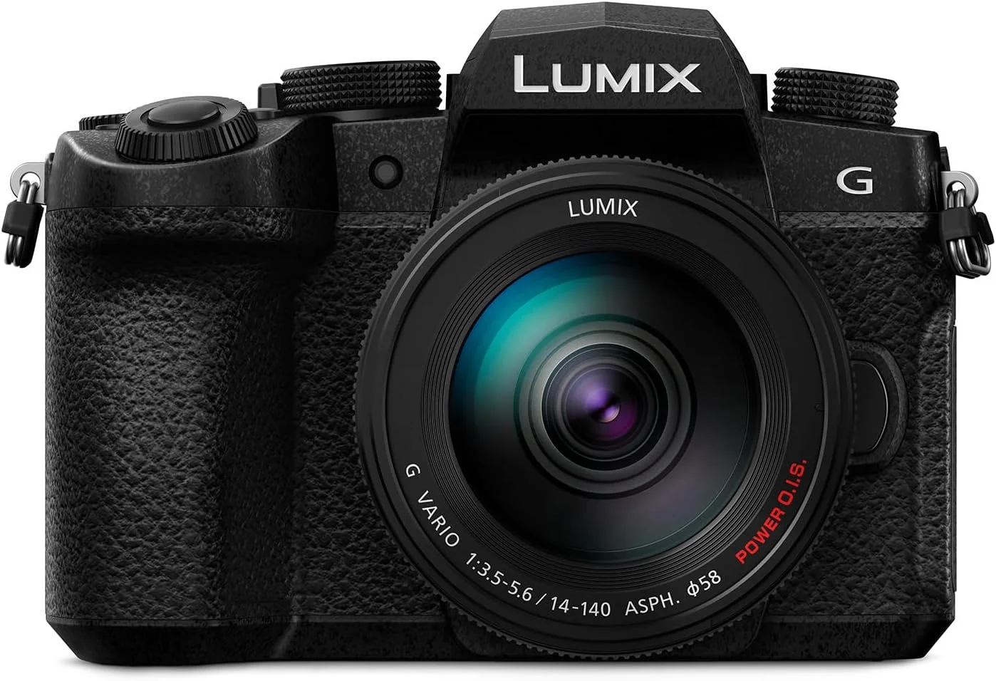 دوربین بدون آینه پاناسونیک LUMIX DC-G97HE Micro Four Thirds به همراه لنز H-FSA14140 LUMIX G Vario 14-140 میلی‌متری، 20.3 مگاپیکسل، 4K 30p، LCD با زاویه آزاد، Wi-Fi، بلوتوث، مشکی