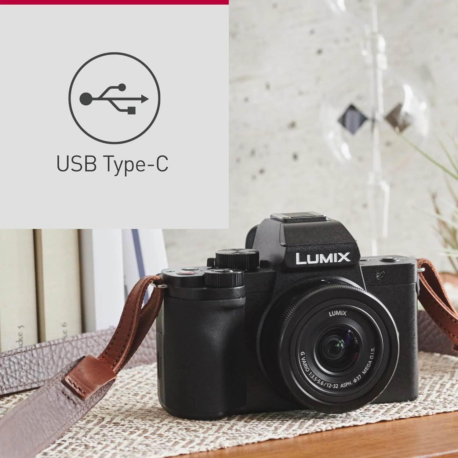 دوربین بدون آینه پاناسونیک Lumix DC-G100DKEGK Micro Four Thirds با لنز Lumix G Vario F3.5-5.6، 20.3 مگاپیکسل، فیلمبرداری 4K 30p و FHD 60، دوربین ولاگینگ، مانیتور با زاویه آزاد، USB-C، مشکی دوربین بدون آینه پاناسونیک Lumix DC-G100DKEGK Micro Four Thirds با لنز Lumix G Vario F3.5-5.6، 20.3 مگاپیکسل، فیلمبرداری 4K 30p و FHD 60، دوربین ولاگینگ، مانیتور با زاویه آزاد، USB-C، مشکی