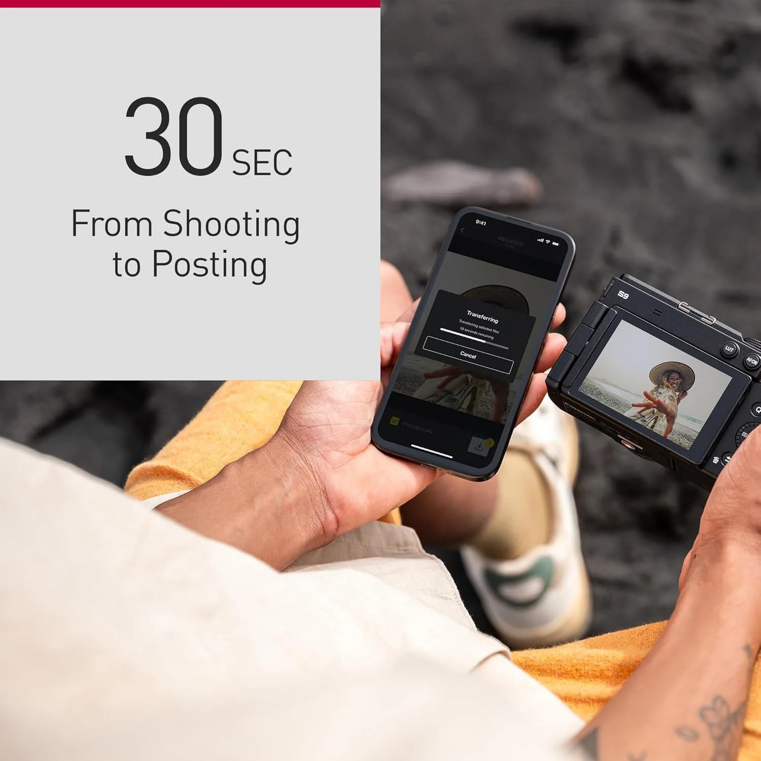 دوربین فیلمبرداری بدون آینه فول فریم پاناسونیک Lumix DC-S9E-K مناسب ولاگ، 24.2 مگاپیکسل، فیلمبرداری 6K/4K، PDAF 779 نقطه ای، تثبیت کننده تصویر، صفحه نمایش با زاویه آزاد، WiFi 5Ghz، مشکی دوربین فیلمبرداری بدون آینه فول فریم پاناسونیک Lumix DC-S9E-K مناسب ولاگ، 24.2 مگاپیکسل، فیلمبرداری 6K/4K، PDAF 779 نقطه ای، تثبیت کننده تصویر، صفحه نمایش با زاویه آزاد، WiFi 5Ghz، مشکی