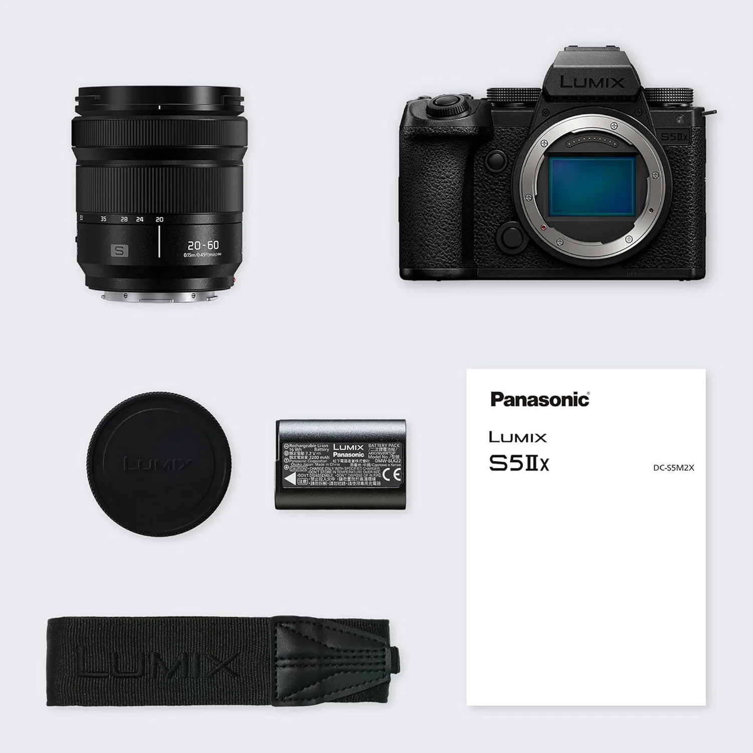 دوربین بدون آینه فول فریم پاناسونیک LUMIX S5IIX، ضبط نامحدود 6K/4K 10 بیتی، فوکوس خودکار هیبریدی فازی، Apple ProRes RAW و BRAW از طریق HDMI، ضبط USB-SSD، لرزشگیر تصویر دوگانه 5 محوره با لنز LUMIX 20-60mm دوربین بدون آینه فول فریم پاناسونیک LUMIX S5IIX، ضبط نامحدود 6K/4K 10 بیتی، فوکوس خودکار هیبریدی فازی، Apple ProRes RAW و BRAW از طریق HDMI، ضبط USB-SSD، لرزشگیر تصویر دوگانه 5 محوره با لنز LUMIX 20-60mm