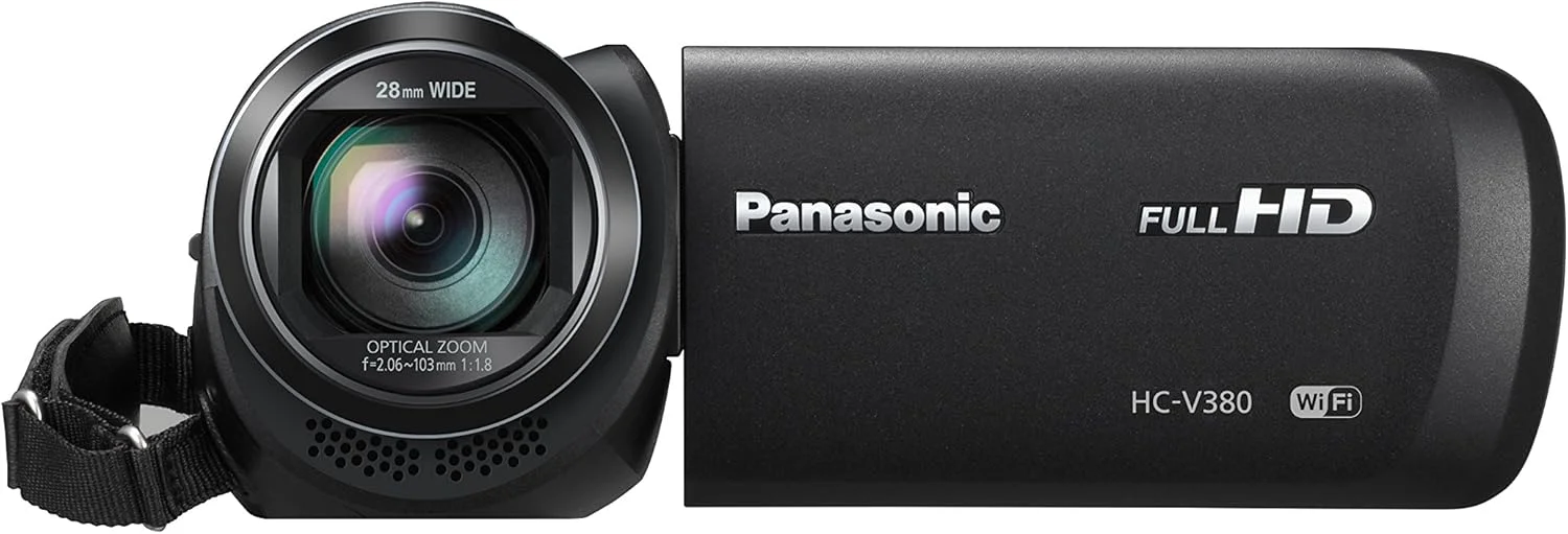 دوربین فیلمبرداری دستی پاناسونیک HC-V380EB-K Full-HD با زوم اپتیکال 50 برابر - مشکی دوربین فیلمبرداری دستی پاناسونیک HC-V380EB-K Full-HD با زوم اپتیکال 50 برابر - مشکی