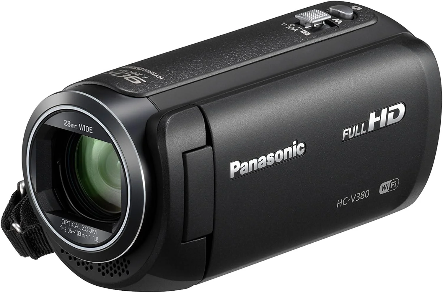 دوربین فیلمبرداری دستی پاناسونیک HC-V380EB-K Full-HD با زوم اپتیکال 50 برابر - مشکی دوربین فیلمبرداری دستی پاناسونیک HC-V380EB-K Full-HD با زوم اپتیکال 50 برابر - مشکی