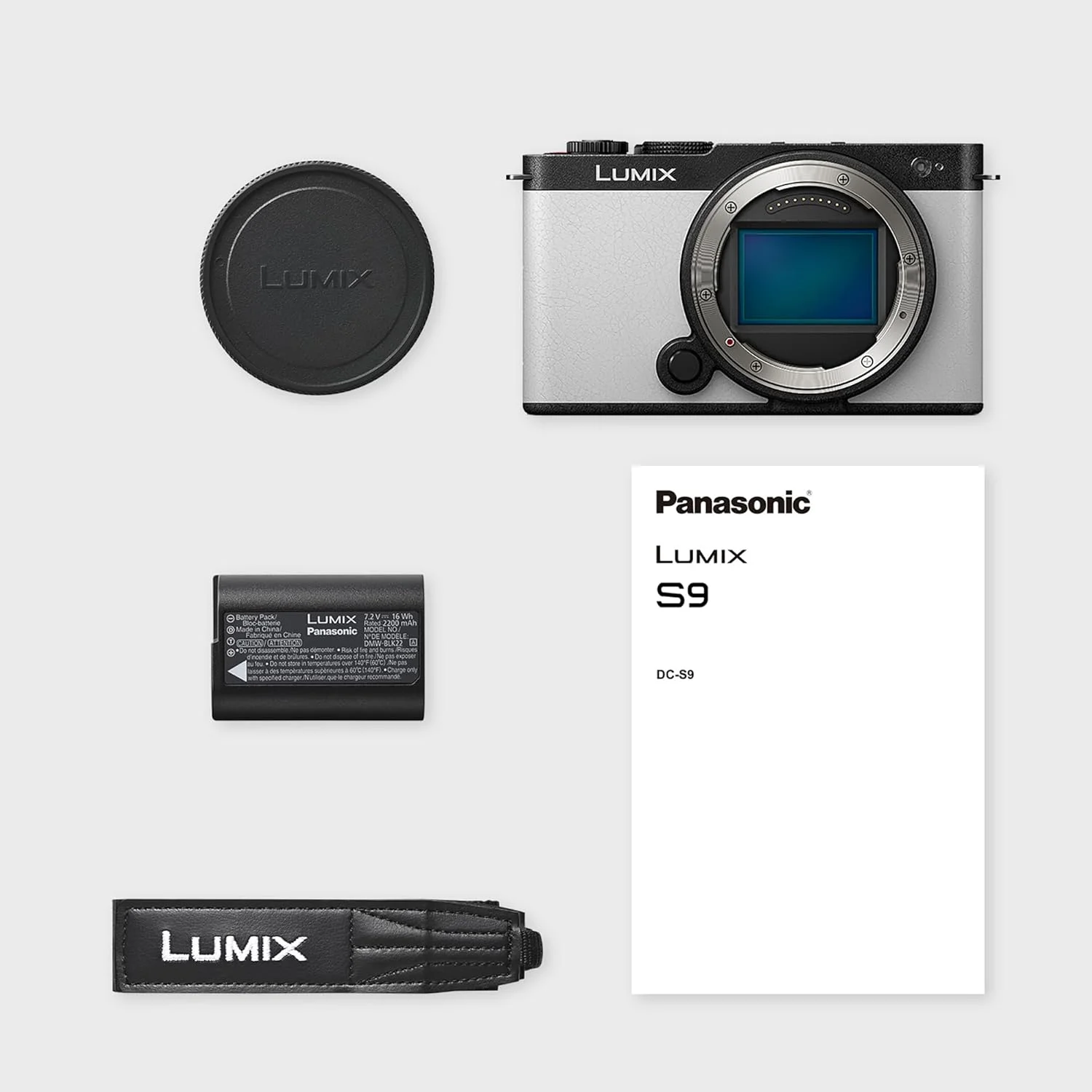 دوربین پاناسونیک Lumix S9، دوربین بدون آینه فول فریم برای ولاگ، سفید دودی، فقط بدنه، 24.2 مگاپیکسل، فیلمبرداری 6K / 4K، فوکوس خودکار 779 نقطه ای، تثبیت کننده تصویر، صفحه نمایش با زاویه آزاد، وای فای 5 گیگاهرتز دوربین پاناسونیک Lumix S9، دوربین بدون آینه فول فریم برای ولاگ، سفید دودی، فقط بدنه، 24.2 مگاپیکسل، فیلمبرداری 6K / 4K، فوکوس خودکار 779 نقطه ای، تثبیت کننده تصویر، صفحه نمایش با زاویه آزاد، وای فای 5 گیگاهرتز