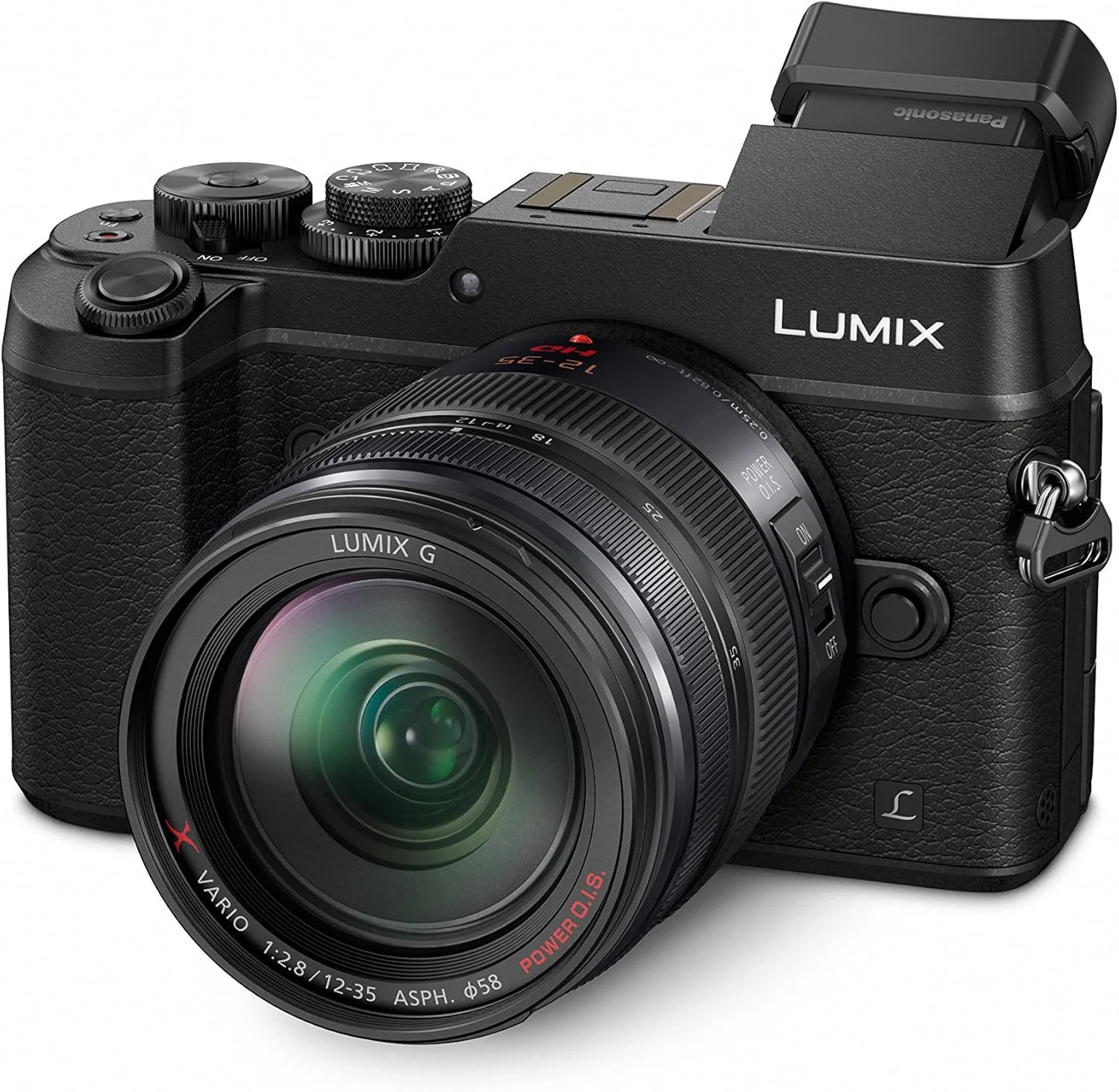 دوربین سیستم کامپکت پاناسونیک LUMIX DMC-GX8AEB-K - مشکی (20 مگاپیکسل، لنز 12-35 میلی‌متر)
