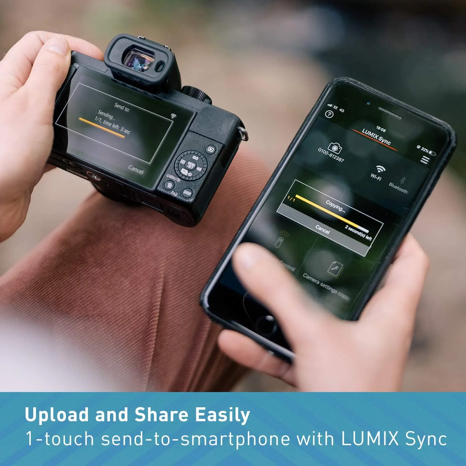 دوربین بدون آینه پاناسونیک LUMIX G100 4k برای عکس و فیلم، میکروفون داخلی با ردیابی، سیستم لنز قابل تعویض میکرو چهار سوم، لنز 12-32 میلیمتری، لرزشگیر هیبریدی 5 محوره، DC-G100KK (مشکی) دوربین بدون آینه پاناسونیک LUMIX G100 4k برای عکس و فیلم، میکروفون داخلی با ردیابی، سیستم لنز قابل تعویض میکرو چهار سوم، لنز 12-32 میلیمتری، لرزشگیر هیبریدی 5 محوره، DC-G100KK (مشکی)