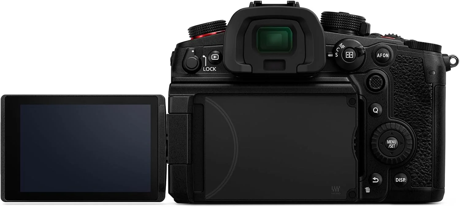 دوربین پاناسونیک Lumix DC-GH7E Micro Four Thirds، 25.2 مگاپیکسل، Open Gate، فیلمبرداری C4K/4K 4:2:2 60/50p، فوکوس خودکار هیبریدی فازی، Active IS، LUT، صدای ممیز شناور 32 بیتی، منظره یاب OLED، مانیتور چرخان، مشکی دوربین پاناسونیک Lumix DC-GH7E Micro Four Thirds، 25.2 مگاپیکسل، Open Gate، فیلمبرداری C4K/4K 4:2:2 60/50p، فوکوس خودکار هیبریدی فازی، Active IS، LUT، صدای ممیز شناور 32 بیتی، منظره یاب OLED، مانیتور چرخان، مشکی