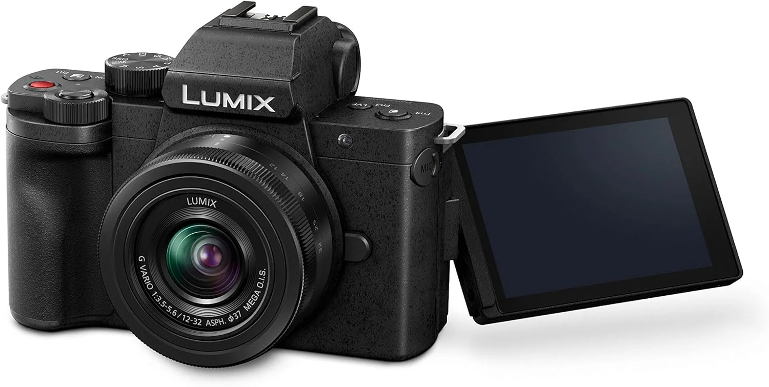 دوربین بدون آینه پاناسونیک LUMIX G100 4k برای عکس و فیلم، میکروفون داخلی با ردیابی، سیستم لنز قابل تعویض میکرو چهار سوم، لنز 12-32 میلیمتری، لرزشگیر هیبریدی 5 محوره، DC-G100KK (مشکی) دوربین بدون آینه پاناسونیک LUMIX G100 4k برای عکس و فیلم، میکروفون داخلی با ردیابی، سیستم لنز قابل تعویض میکرو چهار سوم، لنز 12-32 میلیمتری، لرزشگیر هیبریدی 5 محوره، DC-G100KK (مشکی)