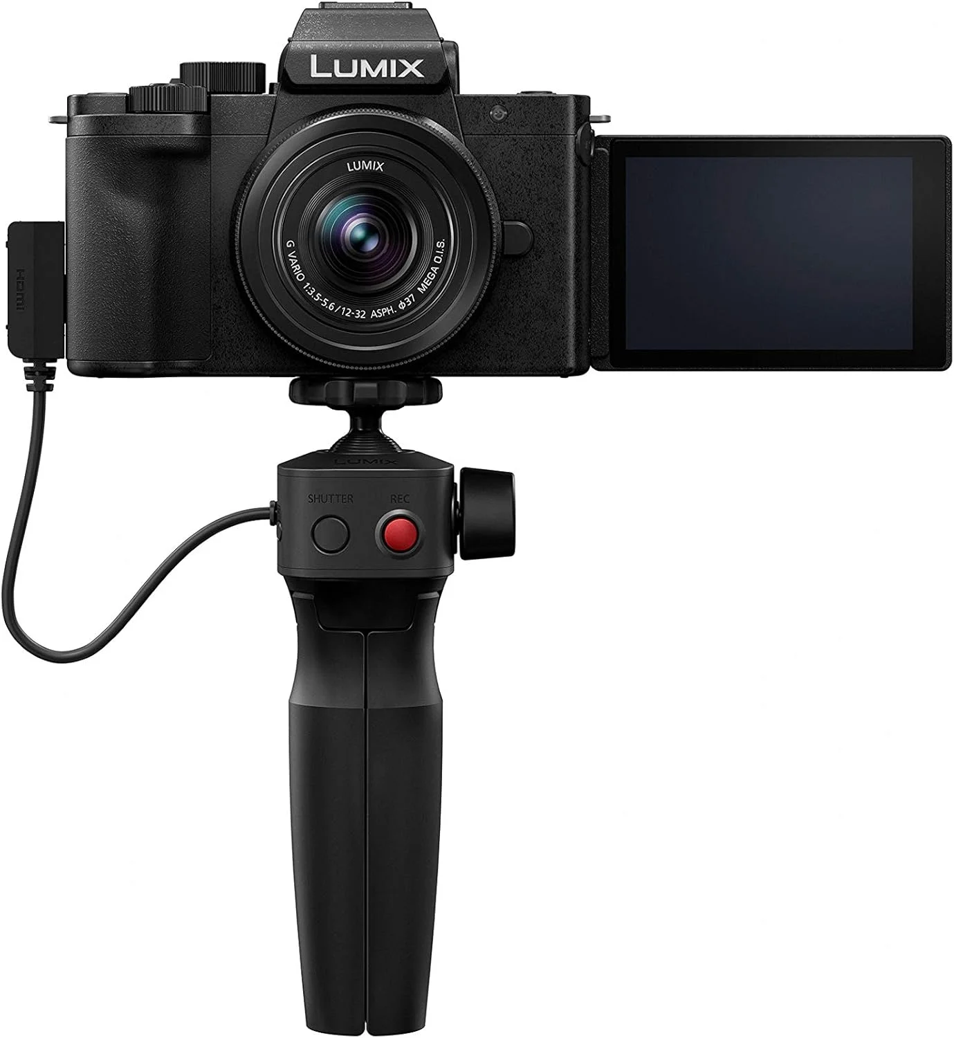 دوربین فیلمبرداری پاناسونیک LUMIX DC-G100VEB-K مخصوص ولاگ با لنز LUMIX G Vario 12-32 mm f3.5-5.6 و سه پایه SHGR1 دوربین فیلمبرداری پاناسونیک LUMIX DC-G100VEB-K مخصوص ولاگ با لنز LUMIX G Vario 12-32 mm f3.5-5.6 و سه پایه SHGR1