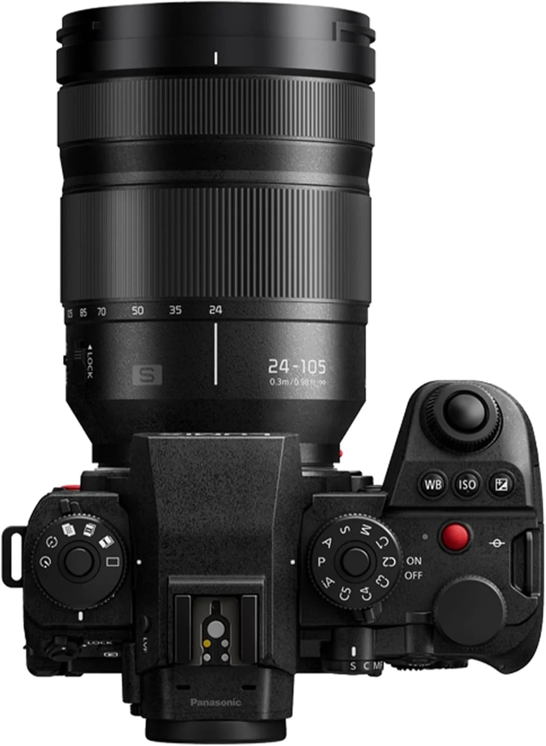 دوربین بدون آینه فول فریم پاناسونیک LUMIX S1II به همراه لنز 24-105mm f/4، 24 مگاپیکسل، 4K 120p، 5.1K 60p Open Gate، ProRes Raw، Phase Hybrid AF، L-Mount، مشکی دوربین بدون آینه فول فریم پاناسونیک LUMIX S1II به همراه لنز 24-105mm f/4، 24 مگاپیکسل، 4K 120p، 5.1K 60p Open Gate، ProRes Raw، Phase Hybrid AF، L-Mount، مشکی