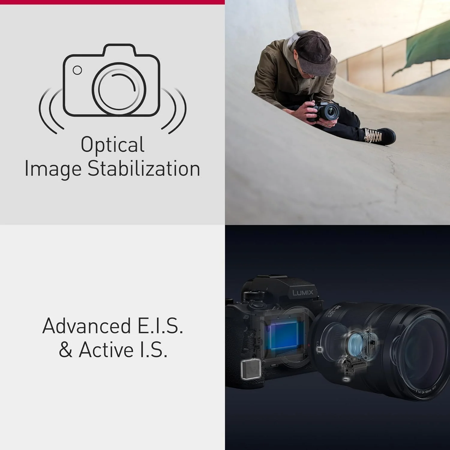 دوربین بدون آینه فول فریم پاناسونیک LUMIX S1II به همراه لنز 24-105mm f/4، 24 مگاپیکسل، 4K 120p، 5.1K 60p Open Gate، ProRes Raw، Phase Hybrid AF، L-Mount، مشکی دوربین بدون آینه فول فریم پاناسونیک LUMIX S1II به همراه لنز 24-105mm f/4، 24 مگاپیکسل، 4K 120p، 5.1K 60p Open Gate، ProRes Raw، Phase Hybrid AF، L-Mount، مشکی