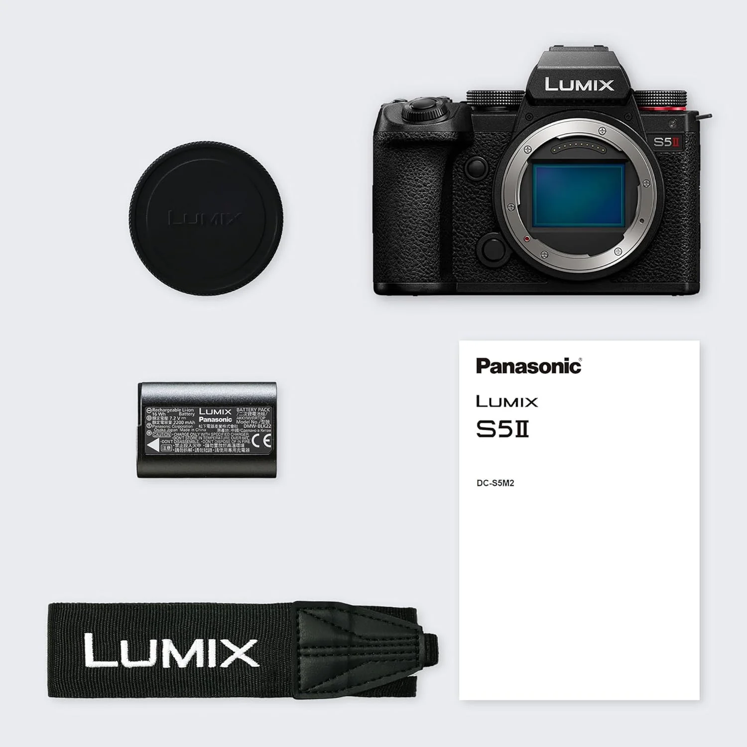 دوربین بدون آینه فول فریم پاناسونیک LUMIX DC-S5 II، 4K 60P و 6K 30P، صفحه نمایش چرخان، Wi-Fi، فوکوس خودکار هیبریدی فازی با 779 نقطه، لرزشگیر فعال، مشکی دوربین بدون آینه فول فریم پاناسونیک LUMIX DC-S5 II، 4K 60P و 6K 30P، صفحه نمایش چرخان، Wi-Fi، فوکوس خودکار هیبریدی فازی با 779 نقطه، لرزشگیر فعال، مشکی