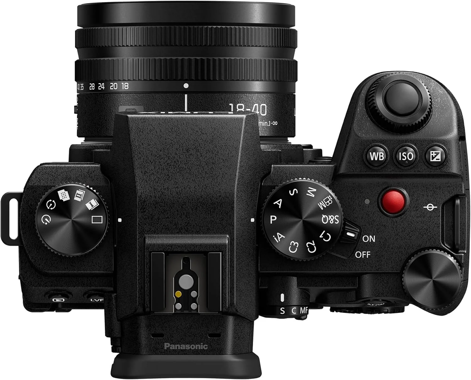 دوربین بدون آینه فول فریم پاناسونیک DC-S5M2NE، 4K 60p و 6K 30p، فوکوس خودکار هیبریدی فازی با 779 فیلد، لرزشگیر فعال، منظره یاب OLED، مانیتور انعطاف پذیر، Wi-Fi، با لنز S-R1840E 18-40mm، مشکی دوربین بدون آینه فول فریم پاناسونیک DC-S5M2NE، 4K 60p و 6K 30p، فوکوس خودکار هیبریدی فازی با 779 فیلد، لرزشگیر فعال، منظره یاب OLED، مانیتور انعطاف پذیر، Wi-Fi، با لنز S-R1840E 18-40mm، مشکی