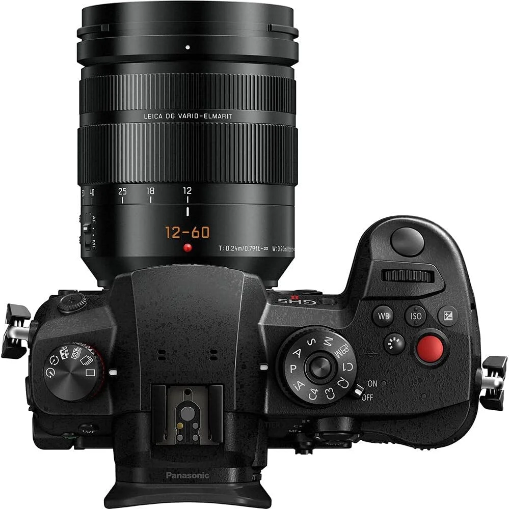 دوربین سیستم پاناسونیک LUMIX DC-GH5M2LE با لنز Leica 12-60 mm/F2.8-4.0 (20MP، 4K، تثبیت کننده دوگانه، محافظت در برابر سرما/گرد و غبار و پاشش آب) دوربین سیستم پاناسونیک LUMIX DC-GH5M2LE با لنز Leica 12-60 mm/F2.8-4.0 (20MP، 4K، تثبیت کننده دوگانه، محافظت در برابر سرما/گرد و غبار و پاشش آب)