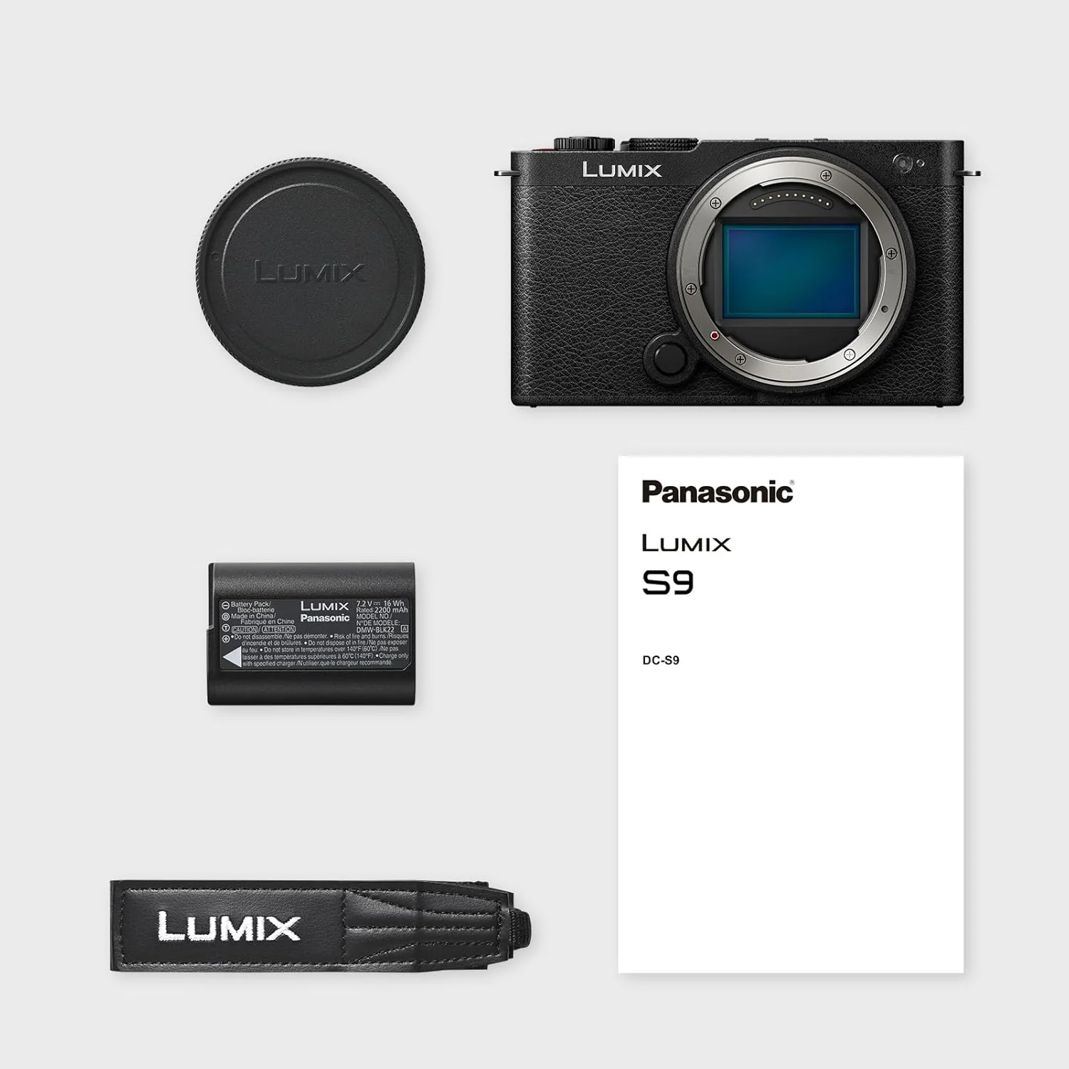 دوربین بدون آینه پاناسونیک LUMIX S9، فول فریم 24.2 مگاپیکسل با فوکوس خودکار هیبریدی فازی، فناوری جدید Active I.S. - DC-S9BODYK (مشکی) دوربین بدون آینه پاناسونیک LUMIX S9، فول فریم 24.2 مگاپیکسل با فوکوس خودکار هیبریدی فازی، فناوری جدید Active I.S. - DC-S9BODYK (مشکی)