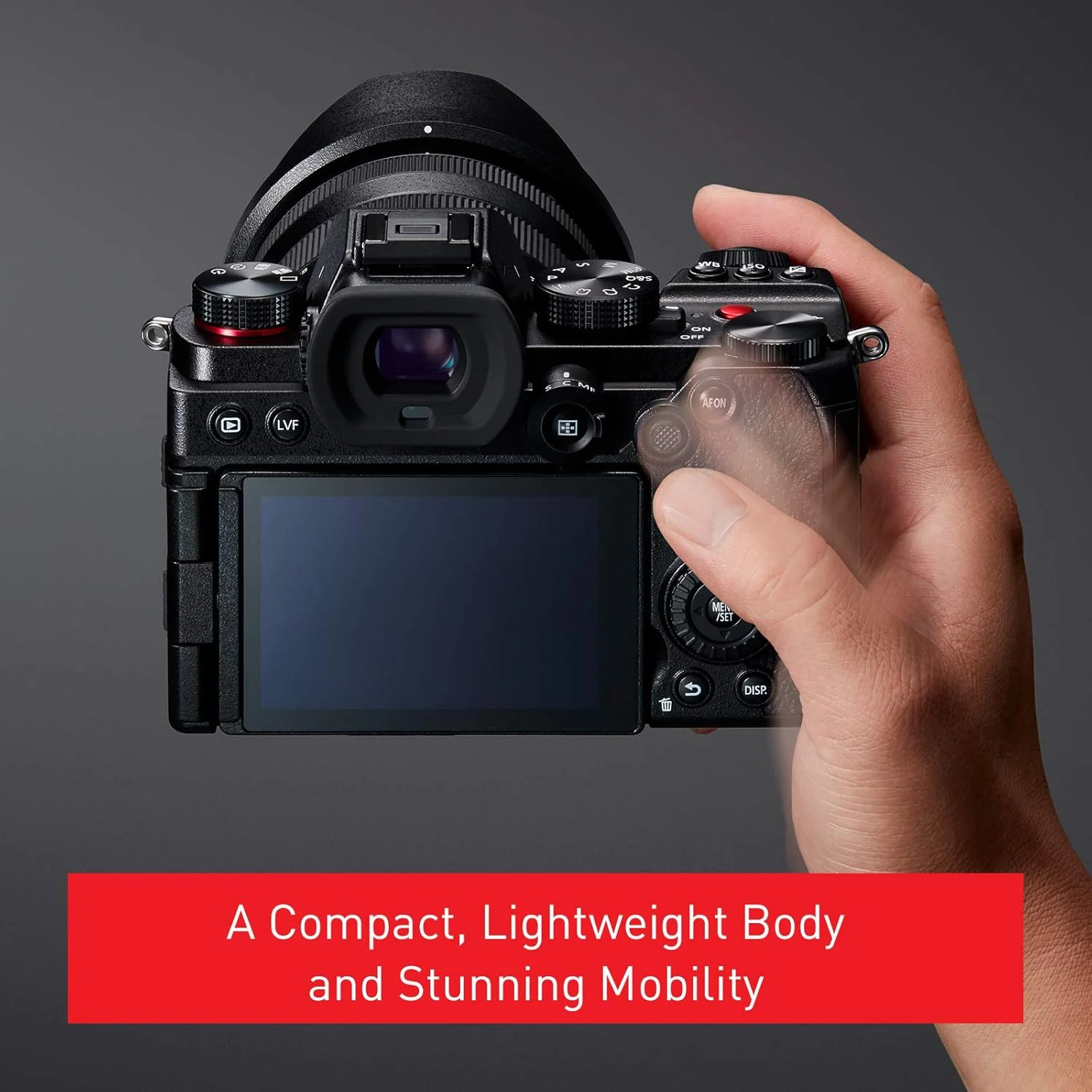 دوربین بدون آینه فول فریم پاناسونیک LUMIX S5، ضبط ویدیو 4K 60P با صفحه نمایش چرخان و WiFi، لنز LUMIX S 20-60mm F3.5-5.6، مانت L، لرزشگیر 5 محوره Dual I.S، DC-S5KK (مشکی) دوربین بدون آینه فول فریم پاناسونیک LUMIX S5، ضبط ویدیو 4K 60P با صفحه نمایش چرخان و WiFi، لنز LUMIX S 20-60mm F3.5-5.6، مانت L، لرزشگیر 5 محوره Dual I.S، DC-S5KK (مشکی)