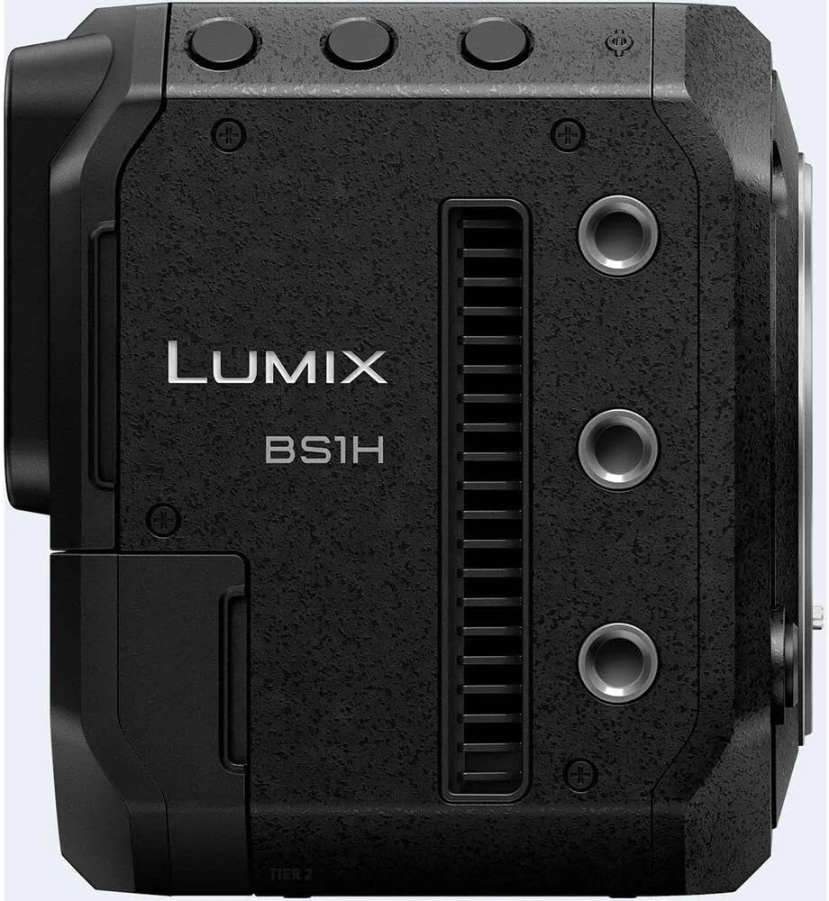 دوربین سینمایی پاناسونیک LUMIX BS1H با فرمت فول فریم، بدنه جمع و جور با قابلیت ضبط ویدیوی نامحدود 6K 24p / 5.9K 30P 10 بیتی و کنترل چند دوربینه - مشکی دوربین سینمایی پاناسونیک LUMIX BS1H با فرمت فول فریم، بدنه جمع و جور با قابلیت ضبط ویدیوی نامحدود 6K 24p / 5.9K 30P 10 بیتی و کنترل چند دوربینه - مشکی