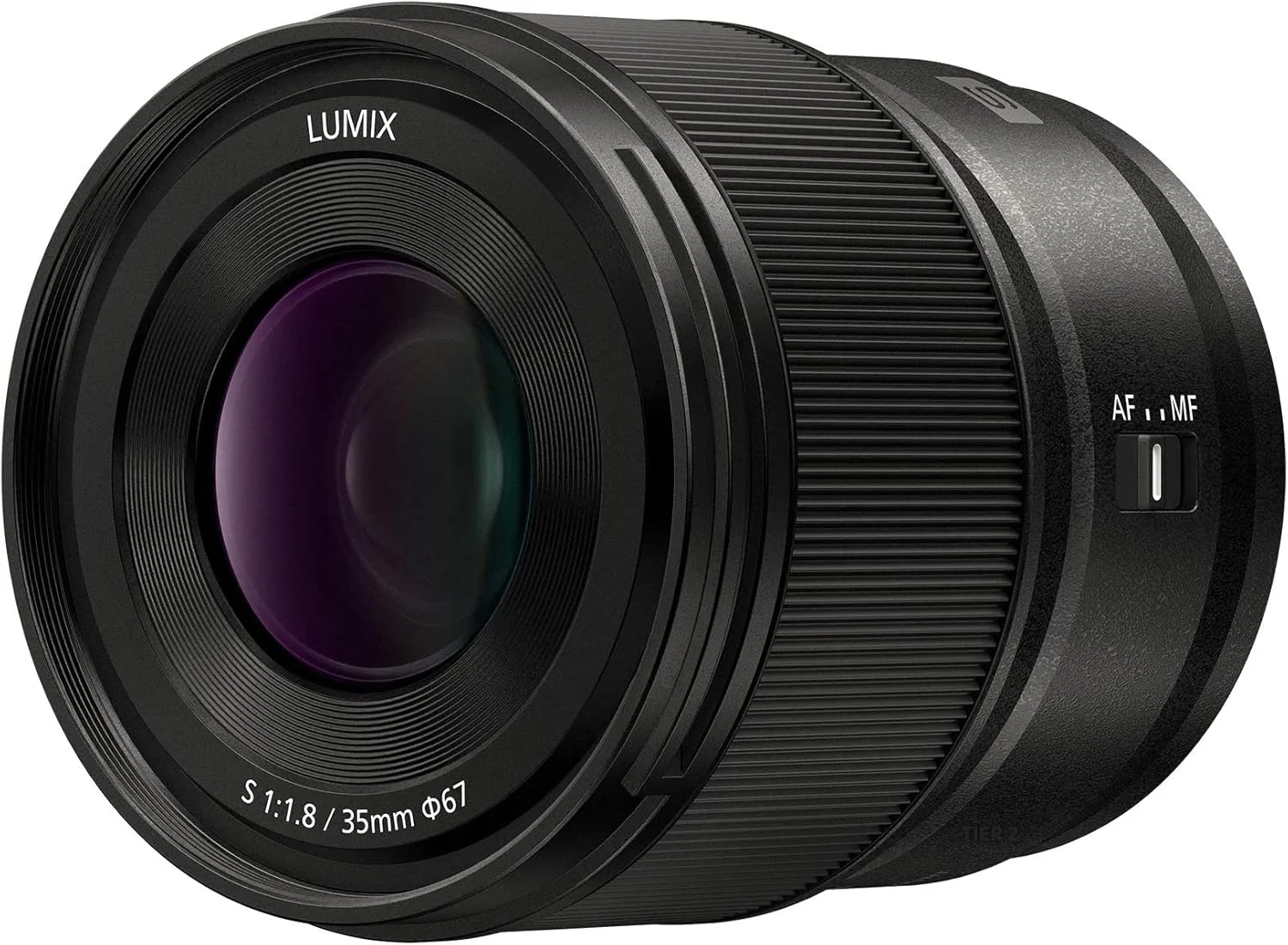 لنز دوربین پاناسونیک سری LUMIX S، لنز 35 میلی‌متری F1.8 با مانت L قابل تعویض برای دوربین‌های دیجیتال فول فریم بدون آینه، S-S35 مشکی