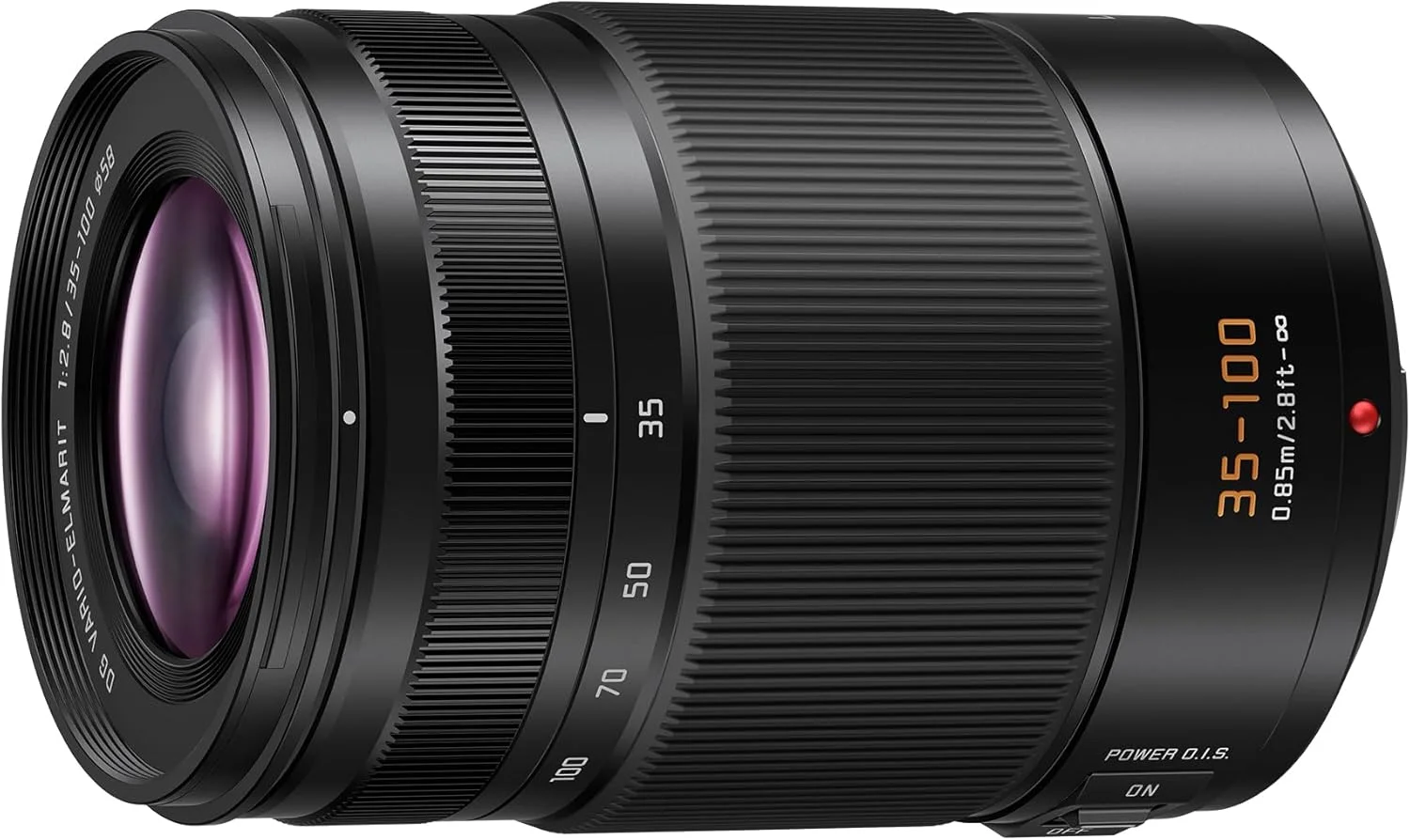 لنز دوربین پاناسونیک لومیکس میکرو چهار سوم، Leica DG Vario-ELMARIT 35-100mm / F2.8 / Power O.I.S. - H-ES35100