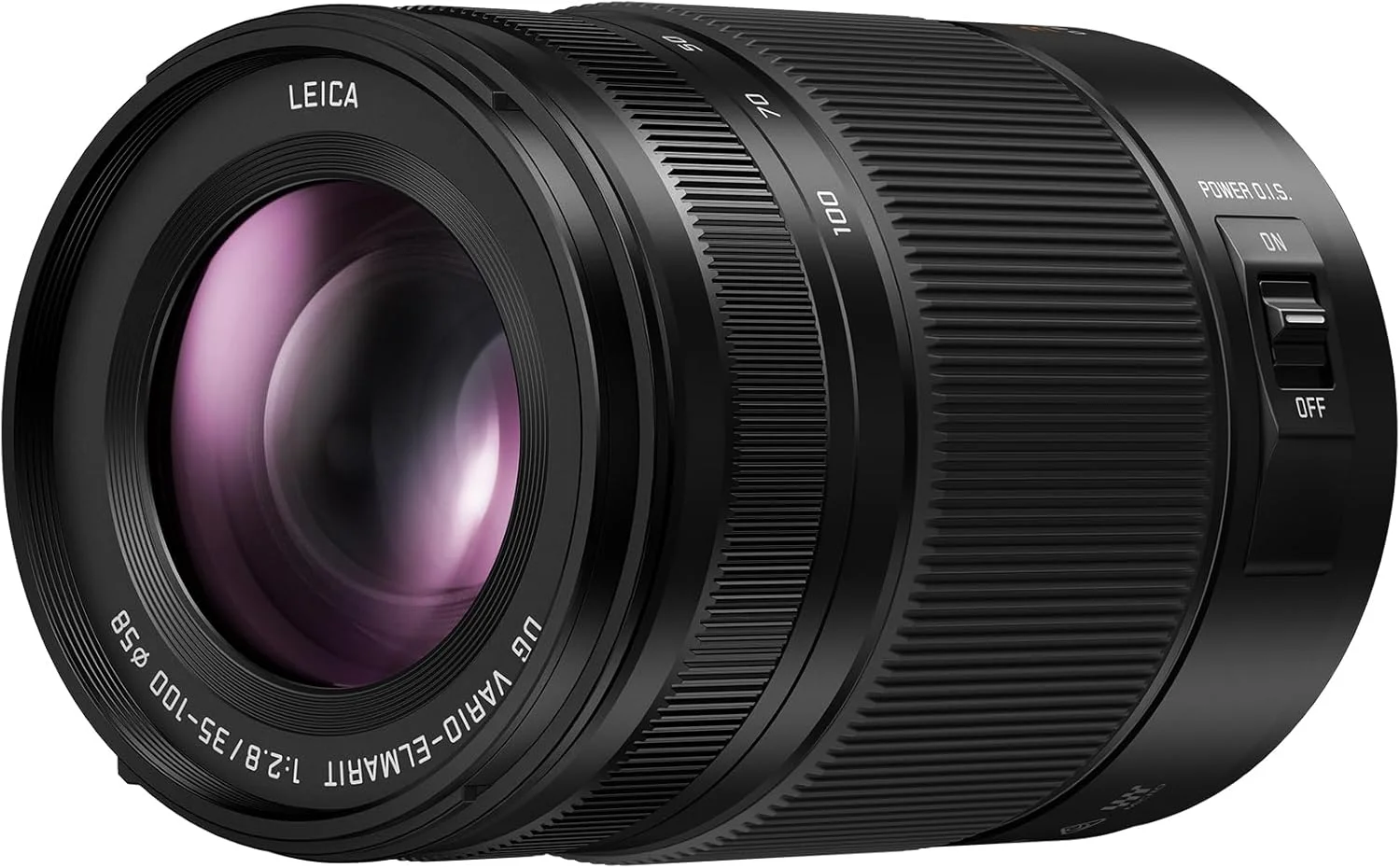 لنز دوربین پاناسونیک لومیکس میکرو چهار سوم، Leica DG Vario-ELMARIT 35-100mm / F2.8 / Power O.I.S. - H-ES35100