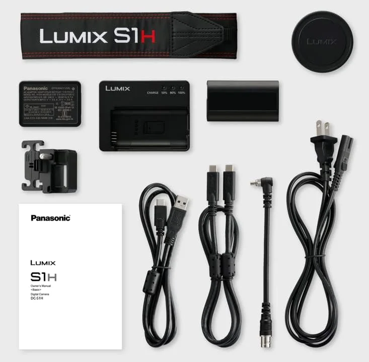 دوربین بدون آینه فول فریم پاناسونیک DC-S1HE-K S1H، مشکی، پاناسونیک LUMIX S1H (فقط بدنه)، سایز کامل دوربین بدون آینه فول فریم پاناسونیک DC-S1HE-K S1H، مشکی، پاناسونیک LUMIX S1H (فقط بدنه)، سایز کامل