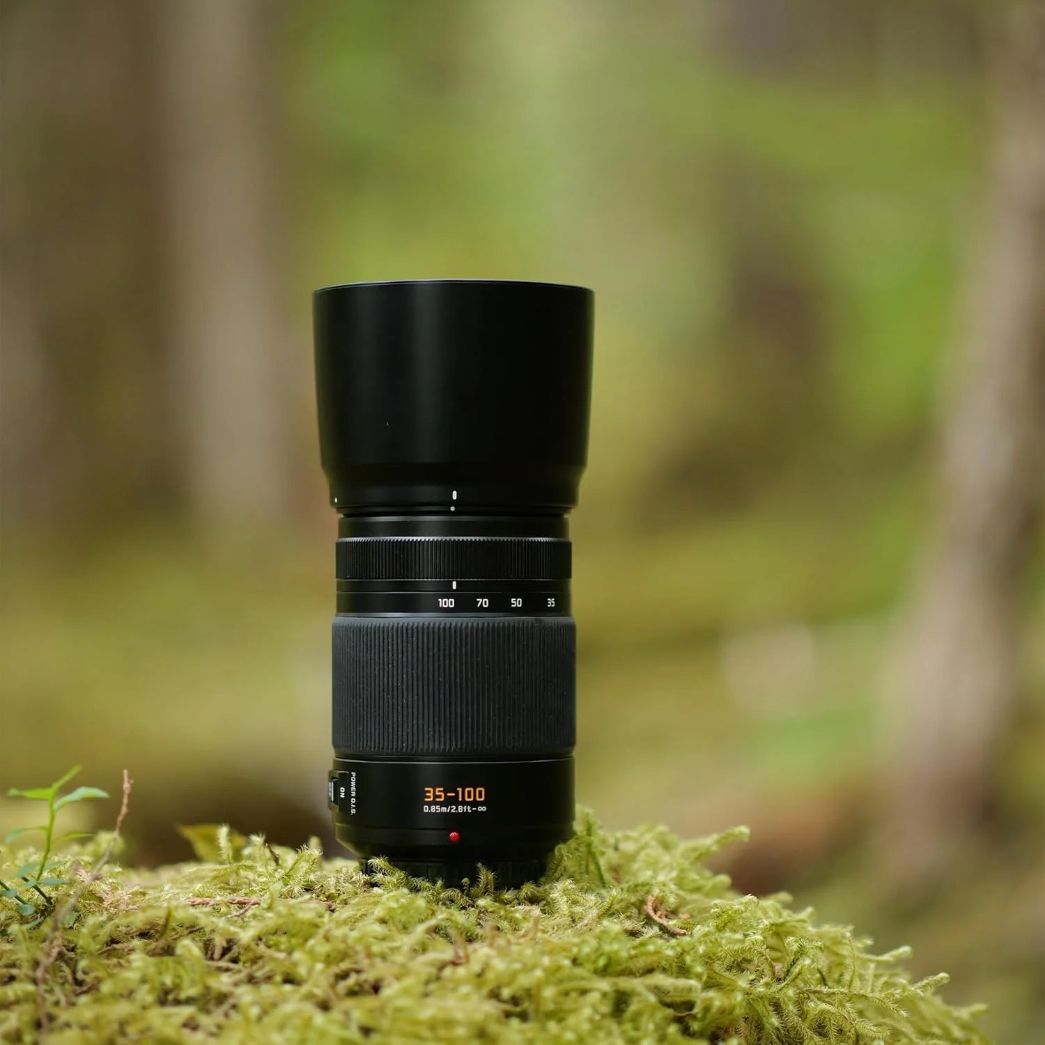 لنز دوربین پاناسونیک لومیکس میکرو چهار سوم، Leica DG Vario-ELMARIT 35-100mm / F2.8 / Power O.I.S. - H-ES35100