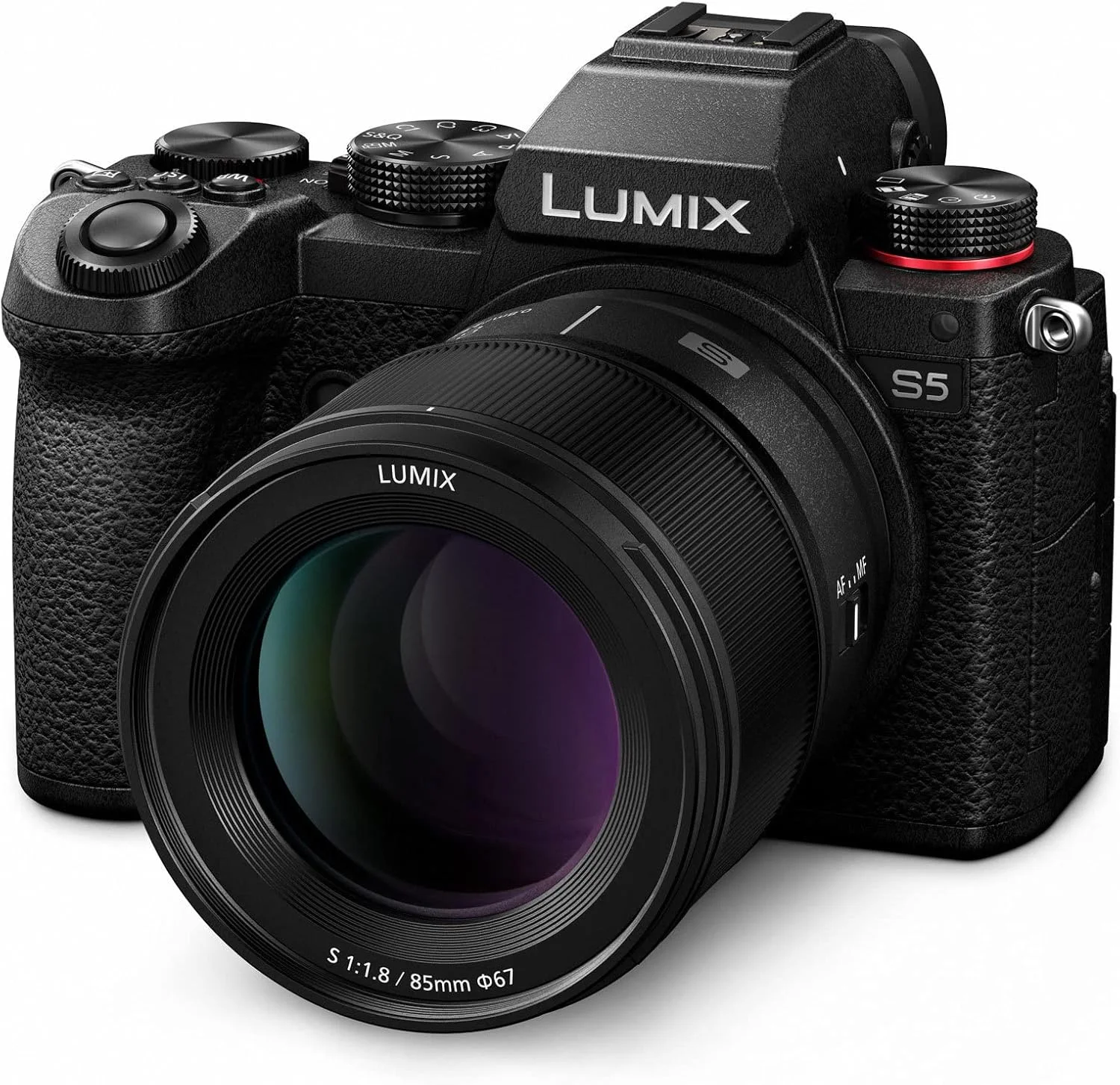لنز دوربین سری PANASONIC LUMIX S، لنز 85mm F1.8 با مانت L قابل تعویض برای دوربین های دیجیتال فول فریم بدون آینه، S-S85، مشکی لنز دوربین سری PANASONIC LUMIX S، لنز 85mm F1.8 با مانت L قابل تعویض برای دوربین های دیجیتال فول فریم بدون آینه، S-S85، مشکی
