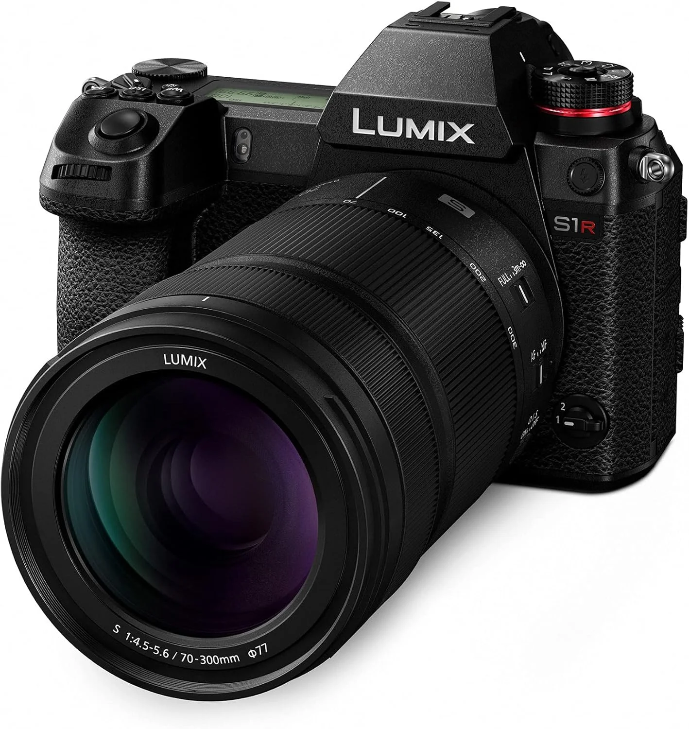 لنز دوربین پاناسونیک LUMIX S Series، 70-300mm F4.5-5.6 Macro O.I.S. لنز قابل تعویض L Mount برای دوربین های دیجیتال فول فریم بدون آینه مشکی