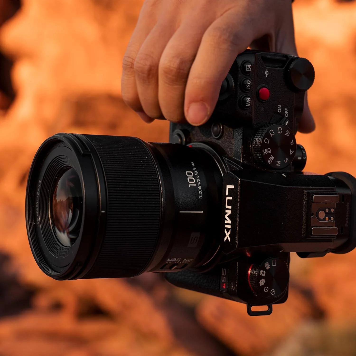 لنز دوربین فول فریم پاناسونیک LUMIX، S 100mm F2.8 Macro - S-E100