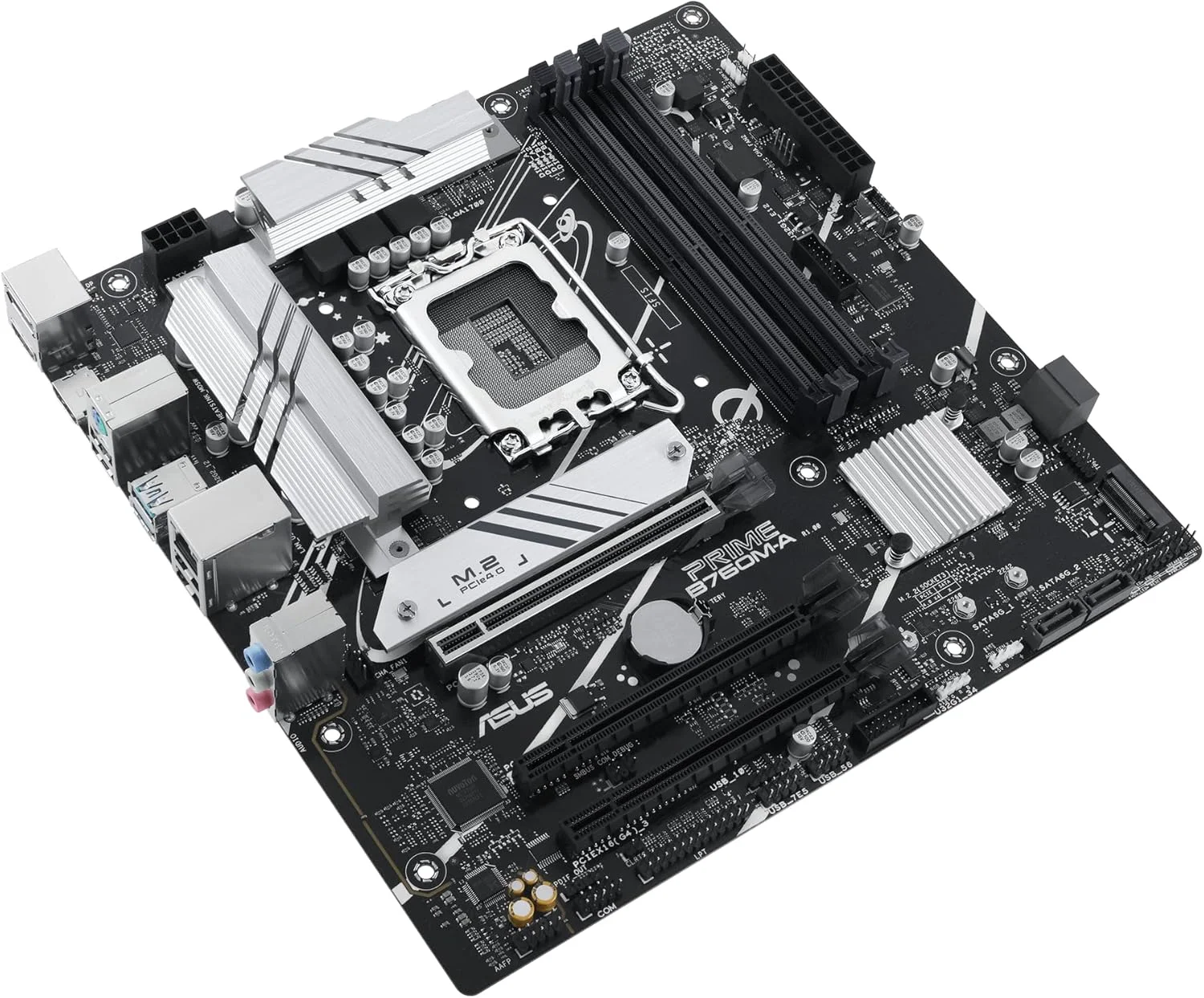 مادربرد تجاری ایسوس Prime B760M-A-CSM سوکت اینتل LGA 1700 (اینتل B760، mATX، حافظه DDR5، 2x PCIe 4.0 M.2، Aura Sync) مادربرد تجاری ایسوس Prime B760M-A-CSM سوکت اینتل LGA 1700 (اینتل B760، mATX، حافظه DDR5، 2x PCIe 4.0 M.2، Aura Sync)