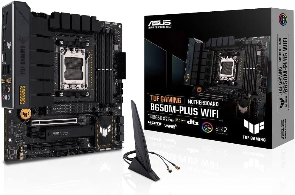 مادربرد ایسوس TUF Gaming B650M-Plus WiFi – سوکت AMD AM5، چیپست B650، USB 3.2 Gen 2x2، Micro-ATX