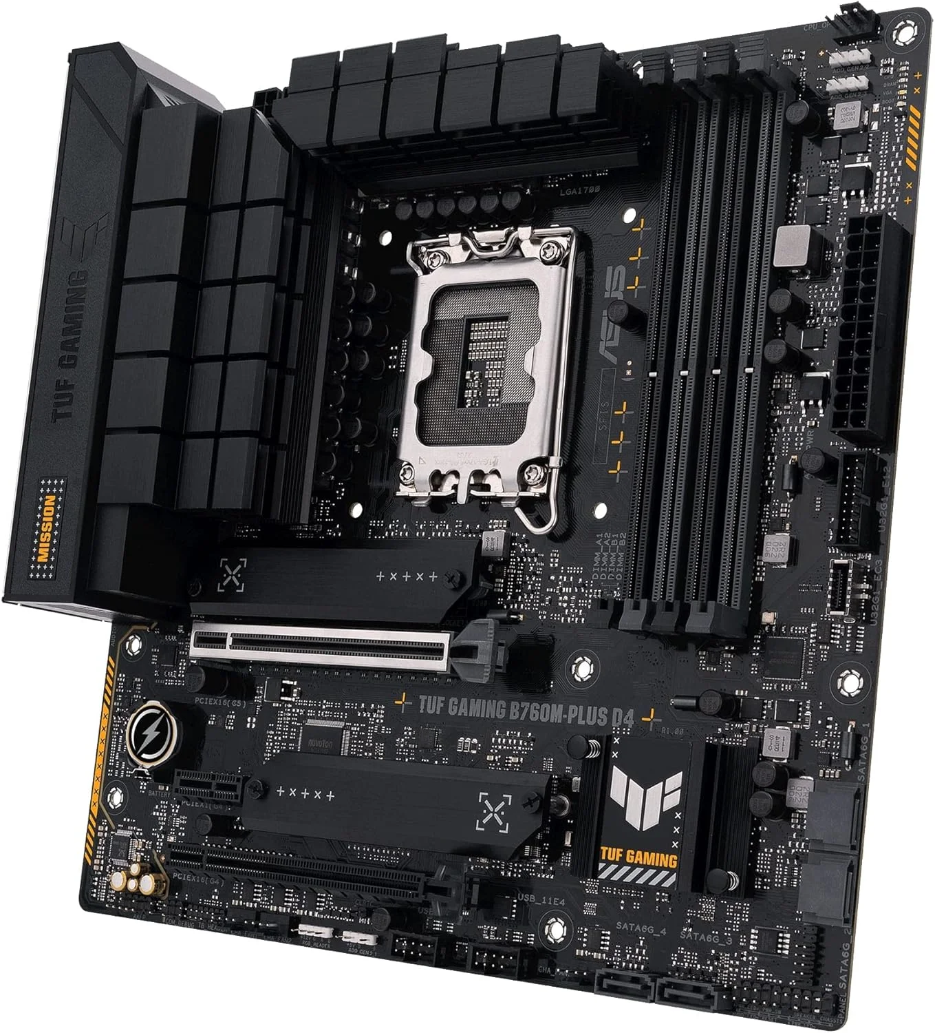 مادربرد ایسوس TUF GAMING B760M-PLUS D4، اینتل B760 LGA 1700 micro ATX