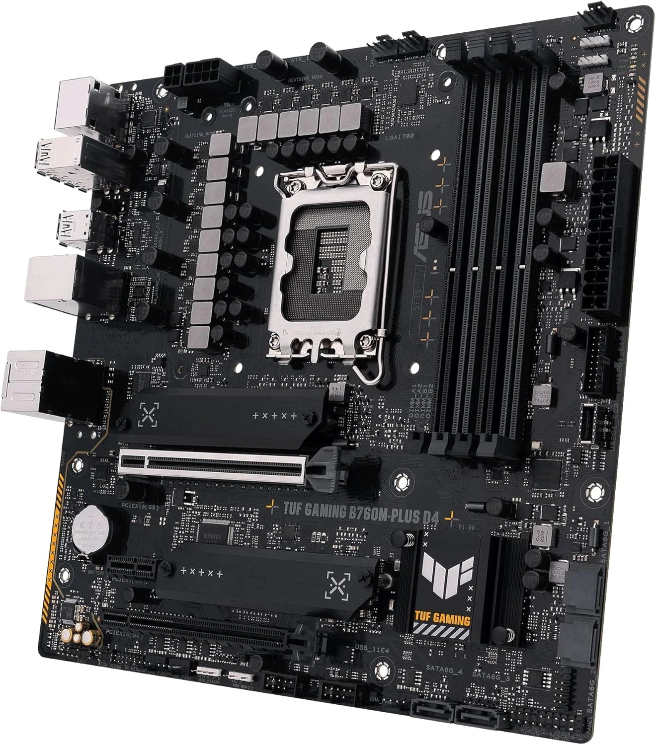 مادربرد ایسوس TUF GAMING B760M-PLUS D4، اینتل B760 LGA 1700 micro ATX