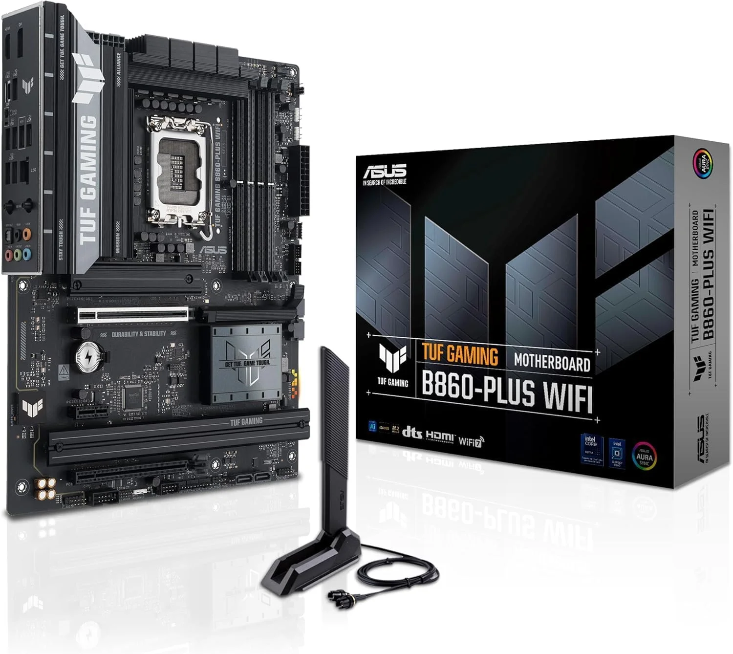 مادربرد ایسوس TUF Gaming B860-Plus WiFi – سوکت LGA1851، چیپست B860، فرم فاکتور ATX