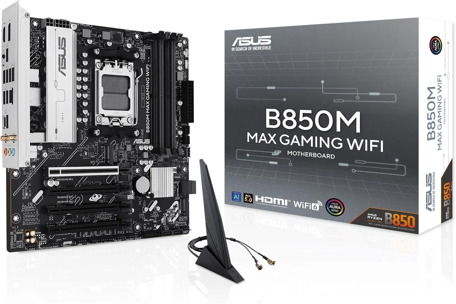 مادربرد ایسوس TUF GAMING B850M-E WIFI – سوکت AM5، چیپست B850، وای فای، Micro-ATX