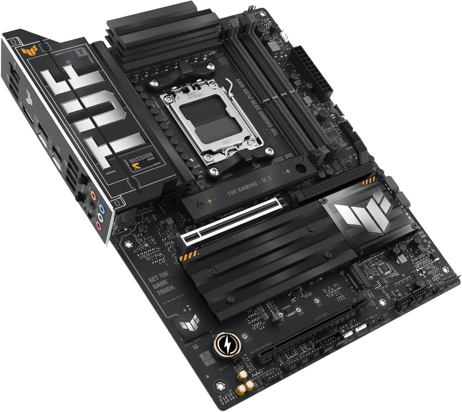 مادربرد ایسوس TUF Gaming X870-Plus WiFi – سوکت AMD AM5، چیپست X870، PCIe 5.0، USB4، Wi-Fi 7، Aura Sync RGB
