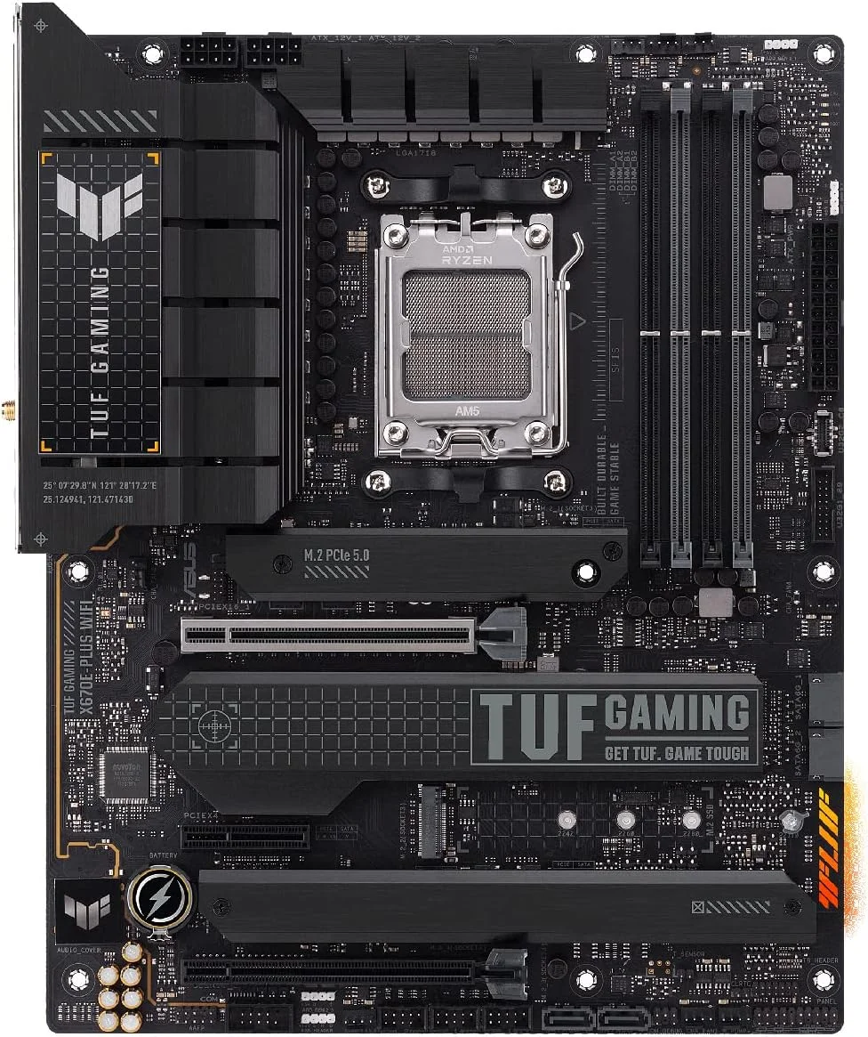 مادربرد ایسوس TUF GAMING X670E-PLUS WIFI AMD X670 سوکت AM5 ATX