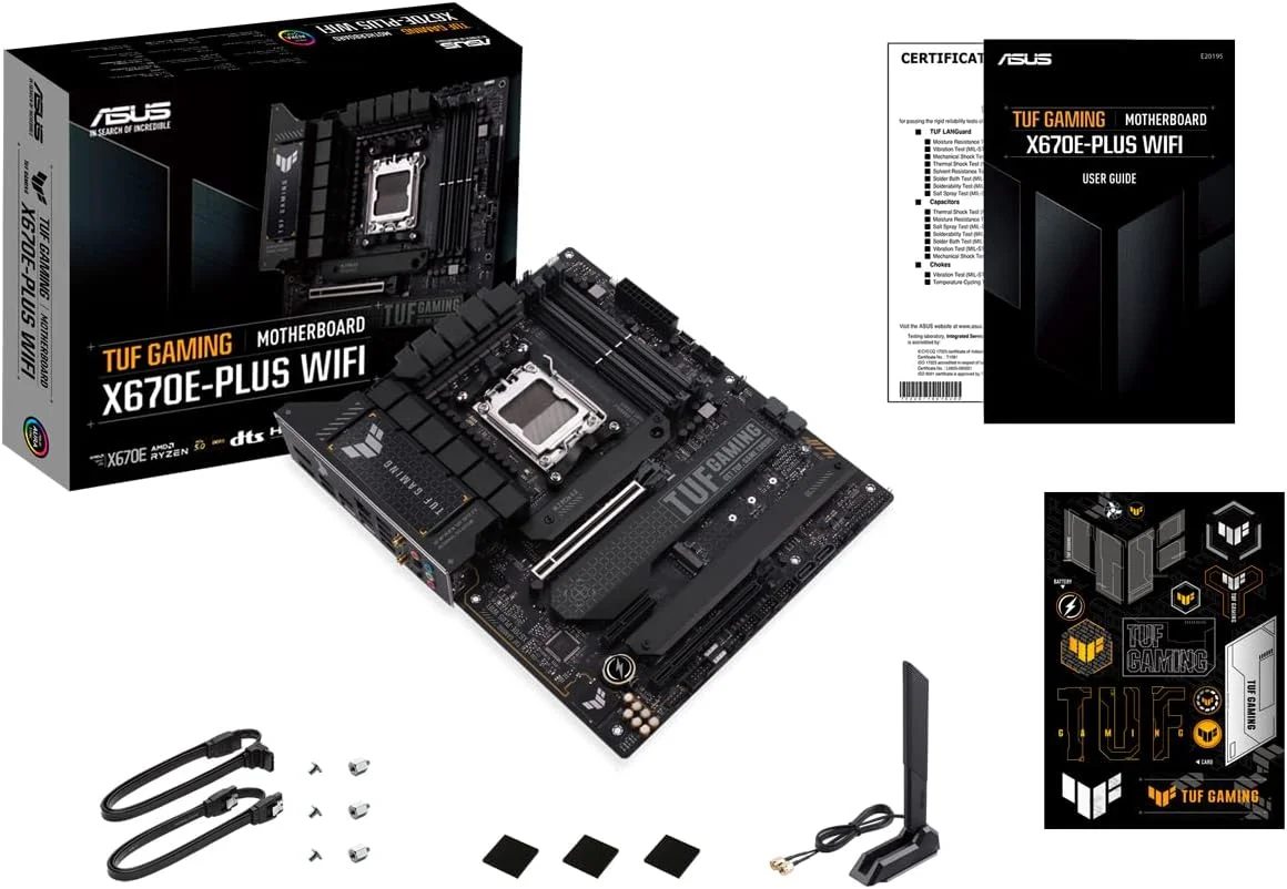 مادربرد ایسوس TUF GAMING X670E-PLUS WIFI AMD X670 سوکت AM5 ATX