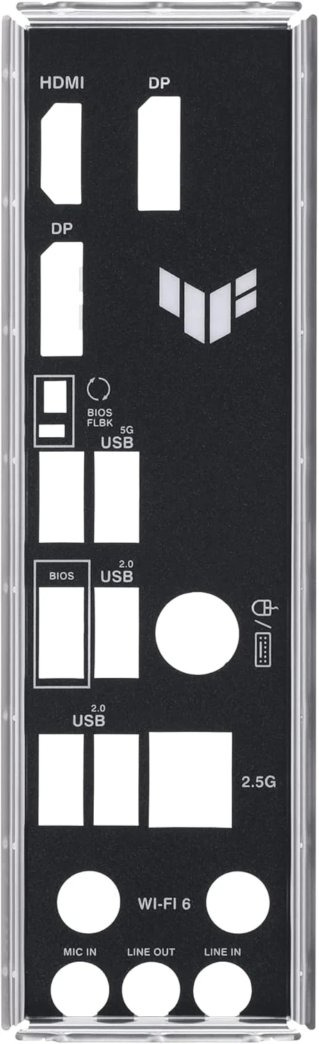 مادربرد گیمینگ ایسوس TUF Gaming A620M-PLUS(WiFi) AMD AM5 (Ryzen 7000) microATX (DDR5,PCIe 4.0,2xM.2 Slots,2.5Gb LAN,Wi-Fi6,2xDisplayPort,HDMI,Front USB 3.2 Gen 1 Type-C,BIOS Flashback,M.2 Q-Latch)