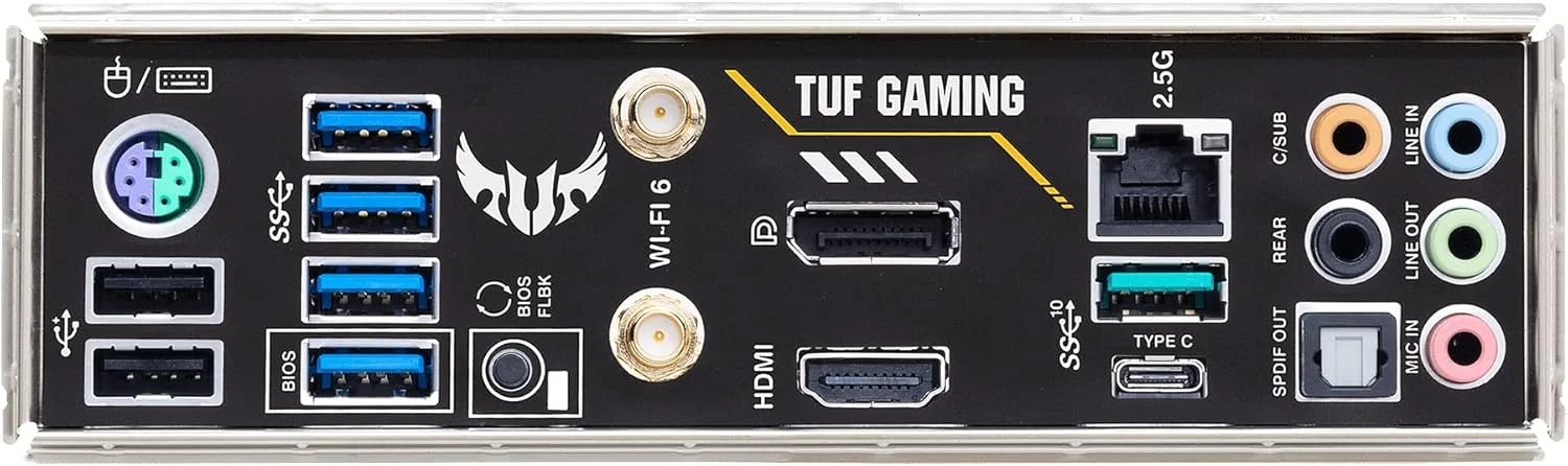 مادربرد گیمینگ ASUS TUF GAMING B550M-PLUS WiFi II AMD AM4 (نسل سوم Ryzen) microATX (PCIe 4.0, WiFi 6 2.5Gb LAN, BIOS FlashBack, HDMI 2.1, USB 3.2 Gen 2, هدر RGB Gen 2 آدرس پذیر و AURA Sync) مادربرد گیمینگ ASUS TUF GAMING B550M-PLUS WiFi II AMD AM4 (نسل سوم Ryzen) microATX (PCIe 4.0, WiFi 6 2.5Gb LAN, BIOS FlashBack, HDMI 2.1, USB 3.2 Gen 2, هدر RGB Gen 2 آدرس پذیر و AURA Sync)