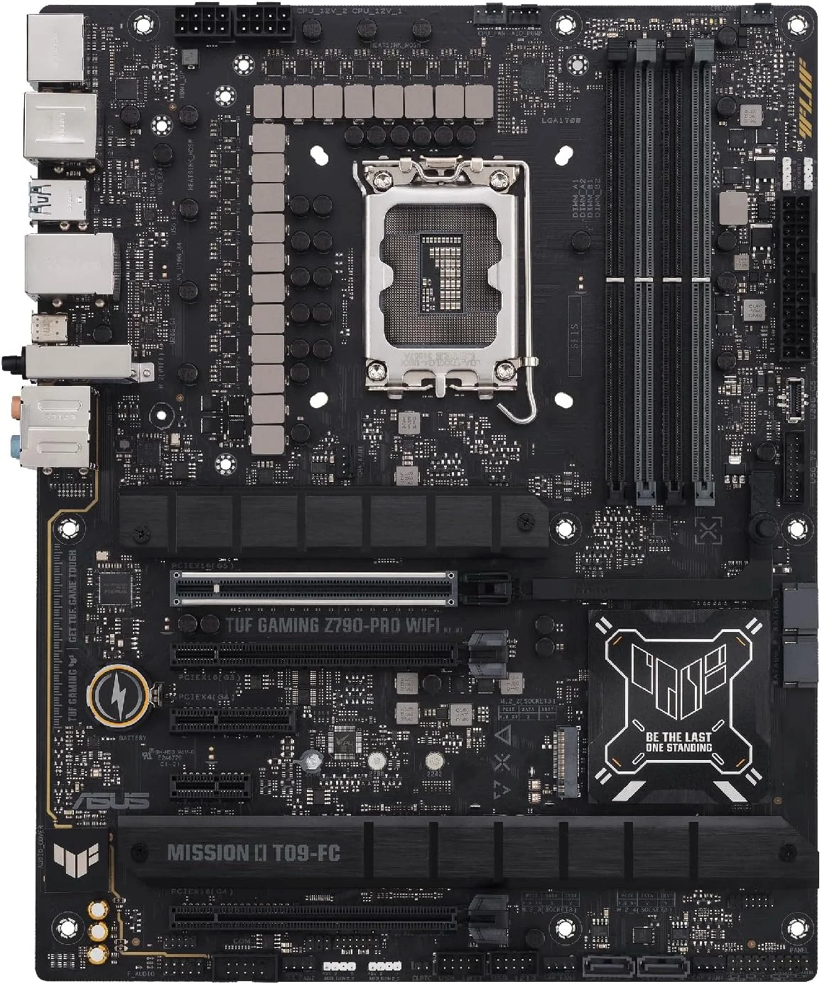 مادربرد ایسوس TUF GAMING Z790-PRO WIFI اینتل Z790 LGA 1700، ATX DDR5، PCIe 5.0، 4 اسلات M.2، اترنت اینتل 2.5 گیگابیتی، Wi-Fi 6E، HDMI، DP، USB Type-C، Thunderbolt 4، AEMPII، اورکلاک هوش مصنوعی، Aura Sync مادربرد ایسوس TUF GAMING Z790-PRO WIFI اینتل Z790 LGA 1700، ATX DDR5، PCIe 5.0، 4 اسلات M.2، اترنت اینتل 2.5 گیگابیتی، Wi-Fi 6E، HDMI، DP، USB Type-C، Thunderbolt 4، AEMPII، اورکلاک هوش مصنوعی، Aura Sync