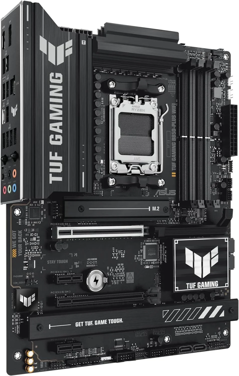 پردازنده مرکزی AMD Ryzen 7 9700X به همراه مادربرد ASUS TUF Gaming B850-PLUS WiFi AM5 ATX (DDR5, PCIe 5.0, 3X M.2, Wi-Fi 7, USB 20Gbps Type-C) پردازنده مرکزی AMD Ryzen 7 9700X به همراه مادربرد ASUS TUF Gaming B850-PLUS WiFi AM5 ATX (DDR5, PCIe 5.0, 3X M.2, Wi-Fi 7, USB 20Gbps Type-C)